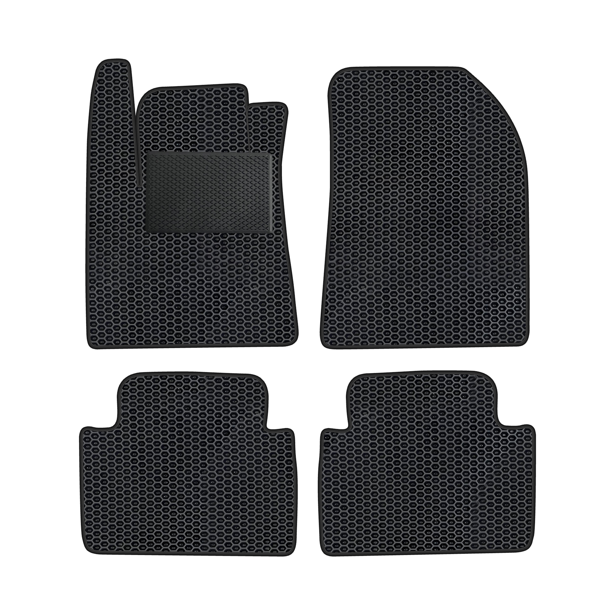 Re035evapod - Komplettes Set Eva-autofußmatten Passend Für Renault Latitude 2010-2015 (mit Zusätzlicher Verstärkung)