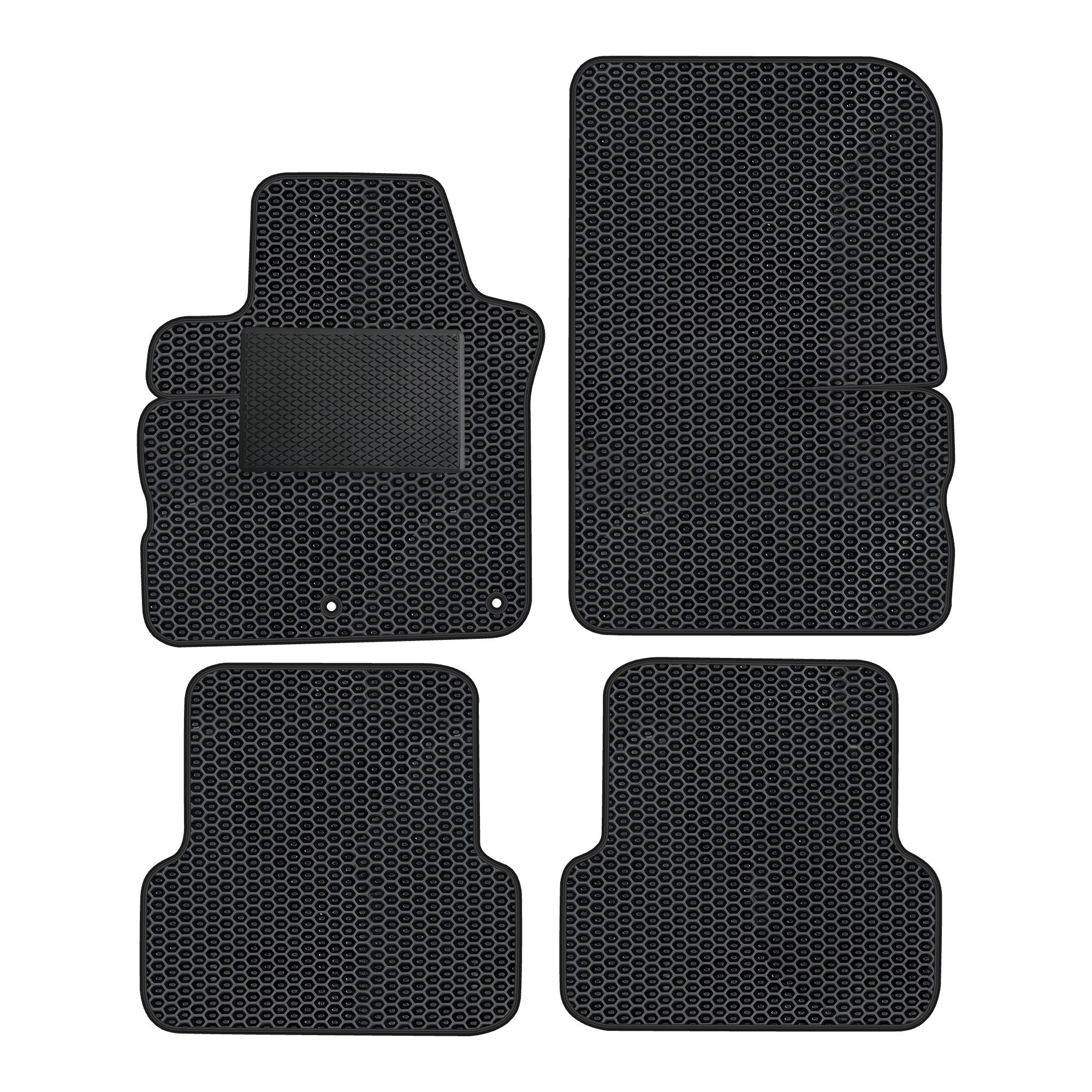 Re040evapod - Komplettes Set Eva-autofußmatten Passend Für Renault Modus 2005-2012 (mit Zusätzlicher Verstärkung)