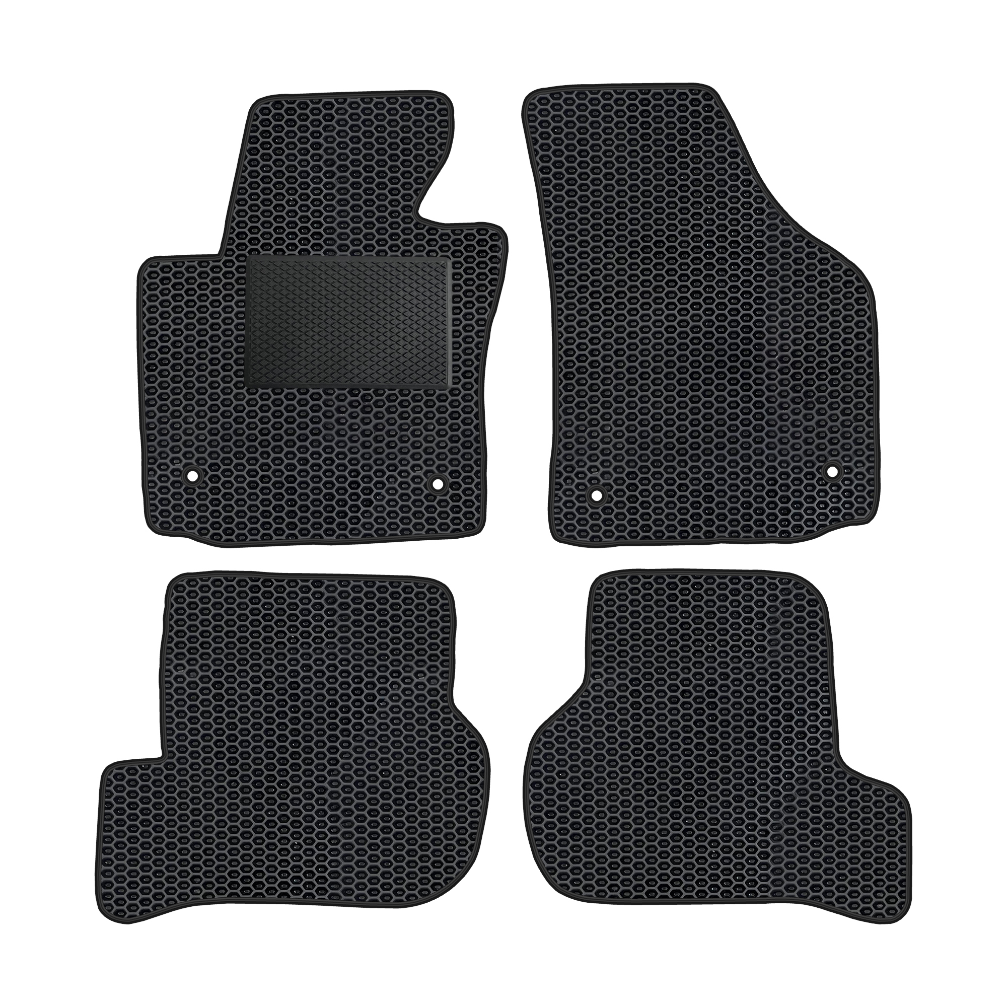 Se003evapod - Satz Eva-autofußmatten Passend Für Seat Leon Ii Toledo Iii 2004-2012 (mit Zusätzlicher Verstärkung)