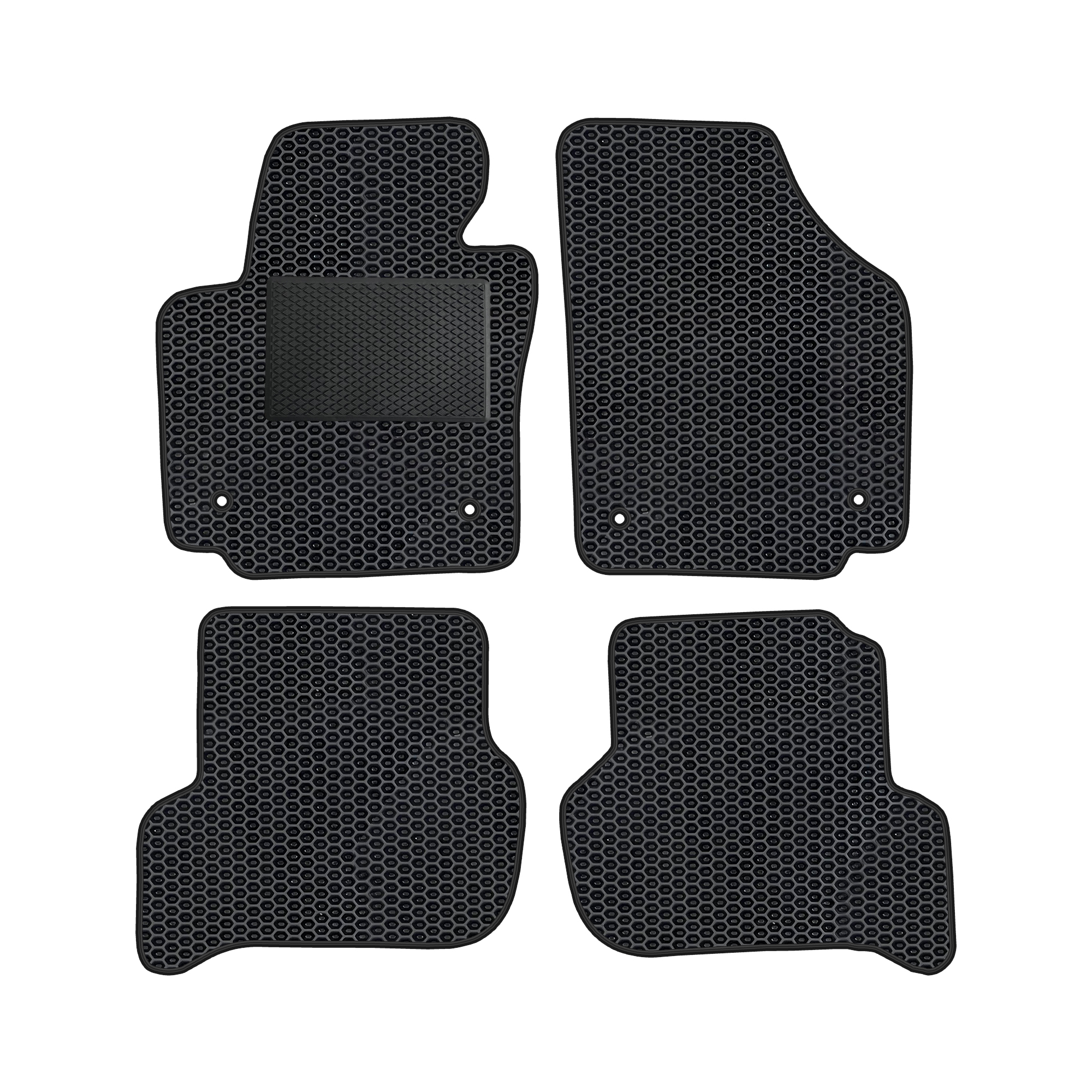 Se008evapod - Komplettes Set Eva-autofußmatten Passend Für Seat Altea Xl 2004-2015 (mit Zusätzlicher Verstärkung)