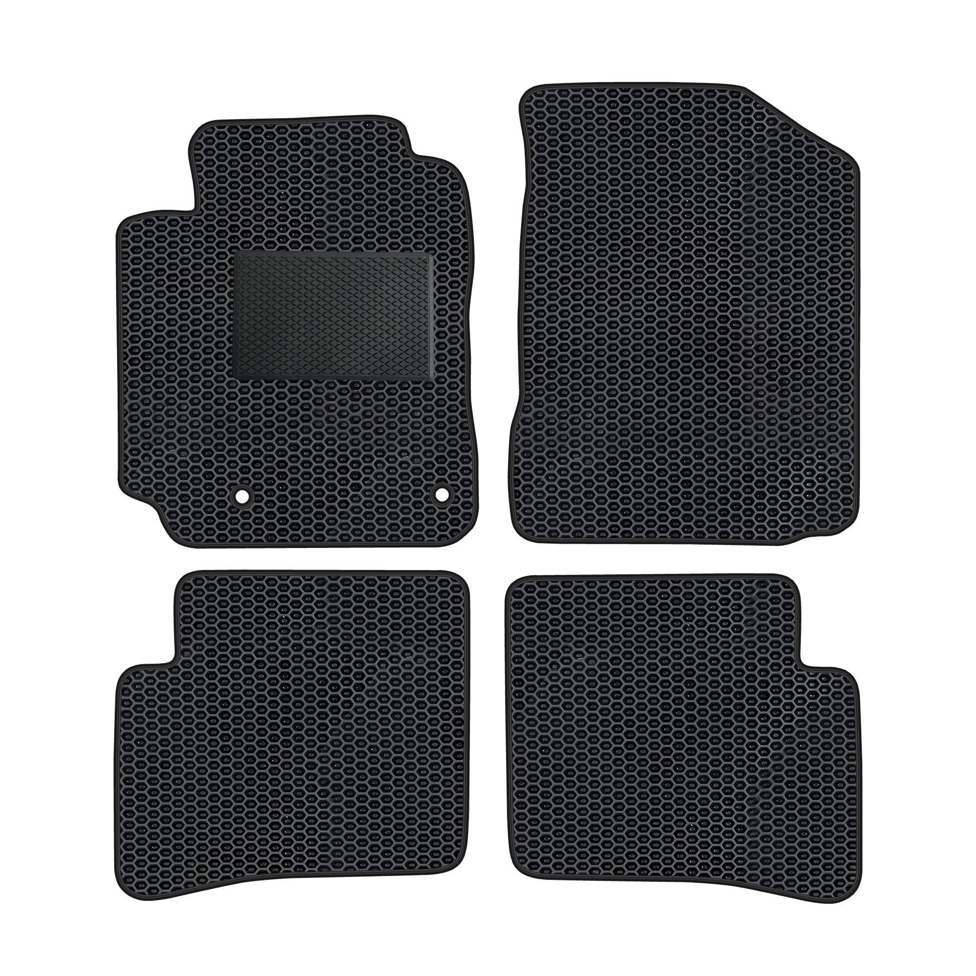 To004evapod - Komplettes Set Eva-autofußmatten Passend Für Toyota Yaris I 1999-2005 5-türer (mit Zusätzlicher Verstärkung)