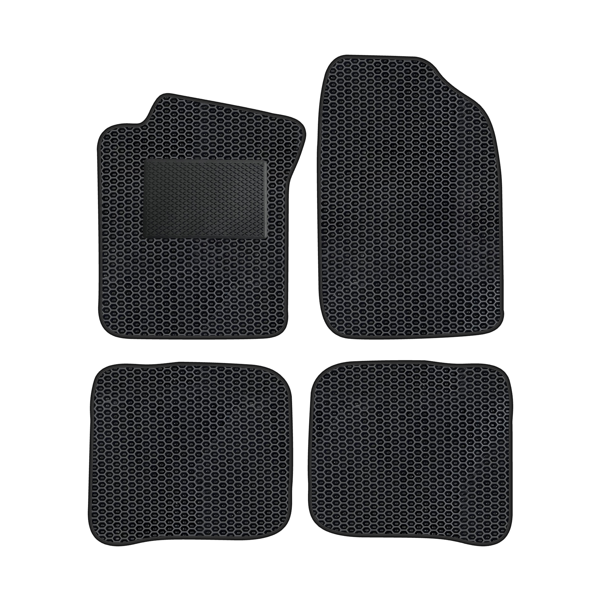 To007evapod - Komplettes Set Eva-autofußmatten Passend Für Toyota Corolla E11 1997-2001 3-türer (mit Zusätzlicher Verstärkung)