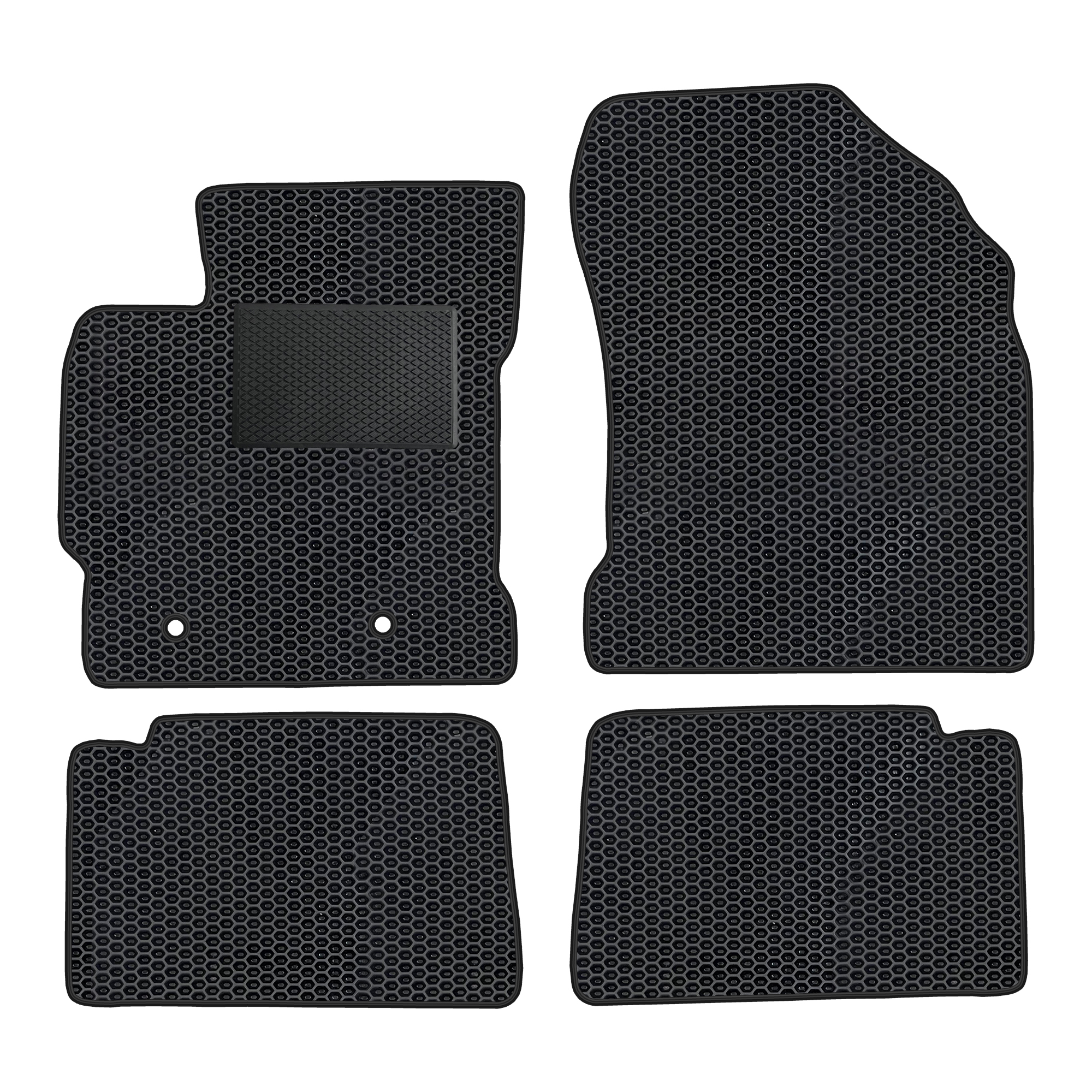 To009evapod - Komplettes Set Eva-autofußmatten Passend Für Toyota Auris Ii 2013-2018 (mit Zusätzlicher Verstärkung)
