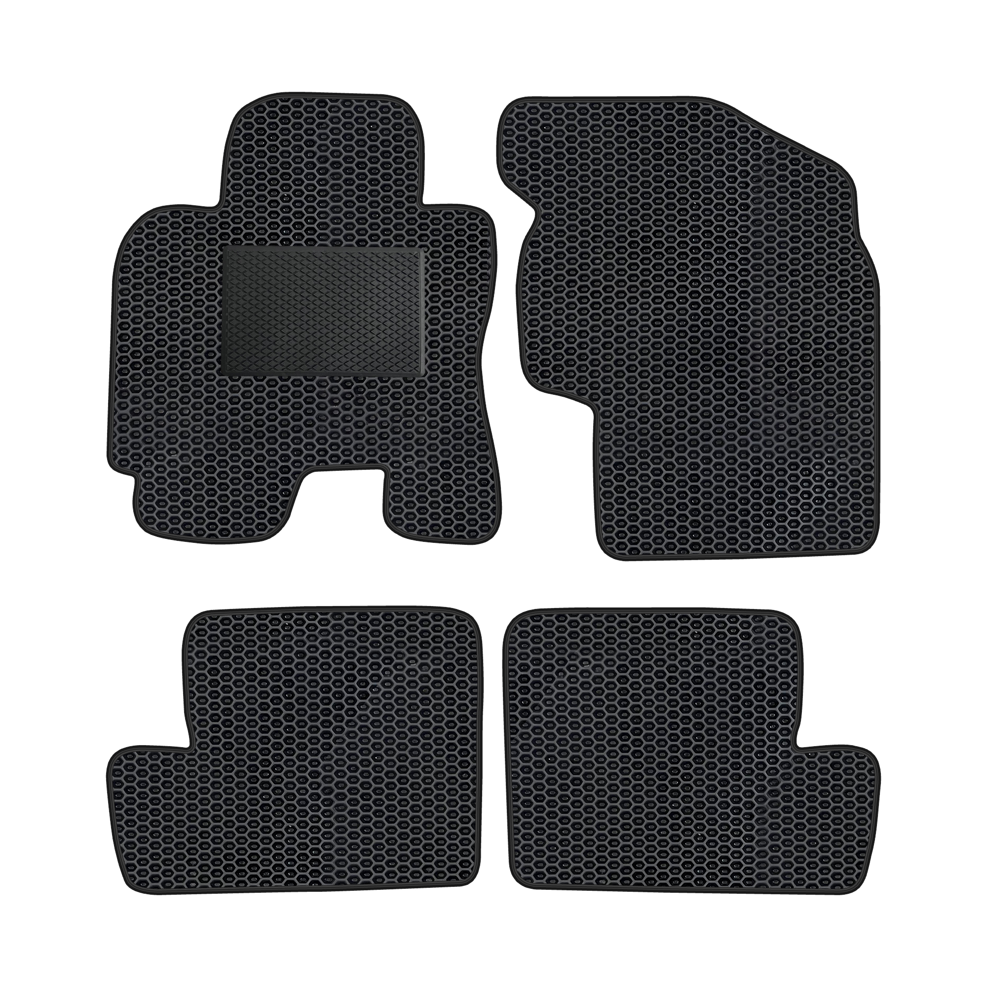 To024evapod - Komplettes Set Eva-autofußmatten Passend Für Toyota Rav4 Ii 2003-2006 5-türer (mit Zusätzlicher Verstärkung)