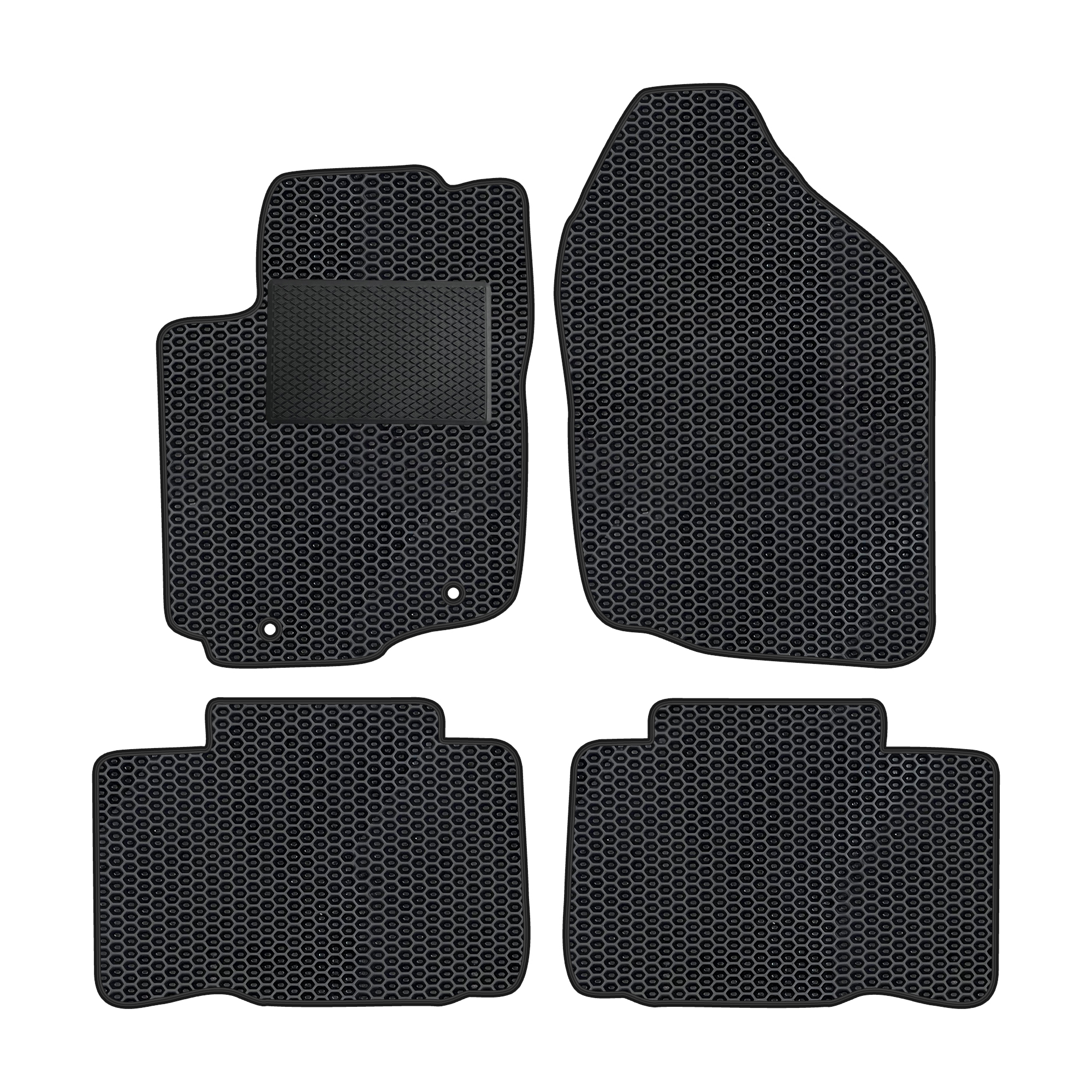 To027evapod - Komplettes Set Eva-autofußmatten Passend Für Toyota Rav4 Iv 2013-2019 (mit Zusätzlicher Verstärkung)