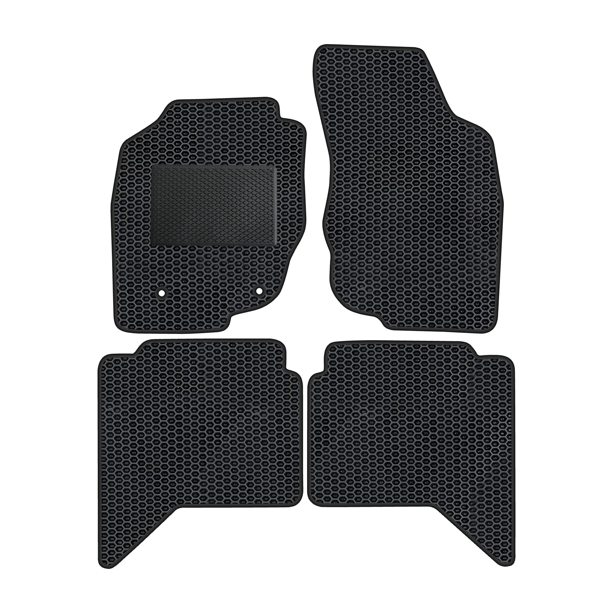 To036evapod - Komplettes Set Eva-autofußmatten, Passend Für Toyota Hilux 2006-2015 (mit Zusätzlicher Verstärkung)