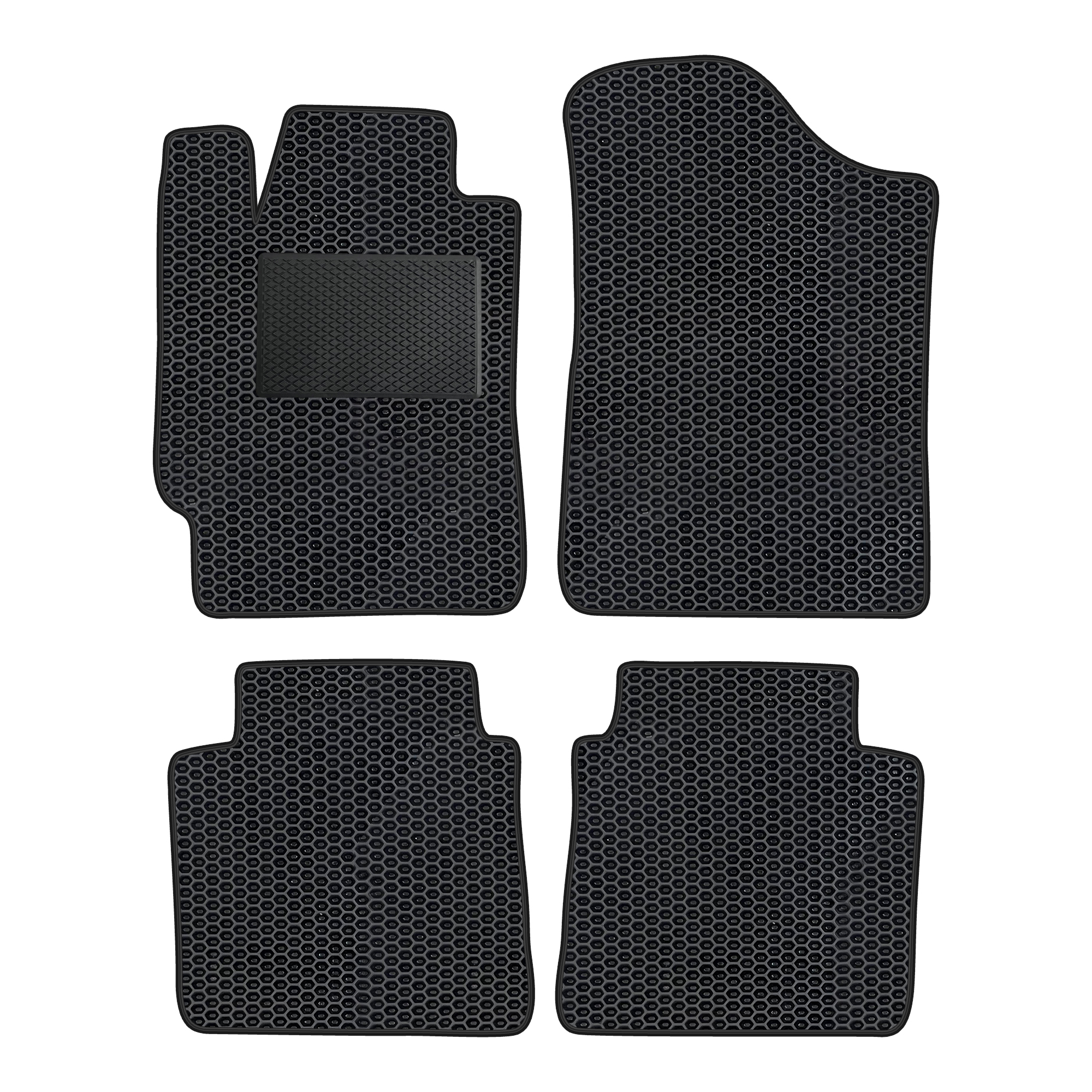 To040evapod - Komplettes Set Eva-autofußmatten, Passend Für Toyota Camry 2006-2011 (mit Zusätzlicher Verstärkung)