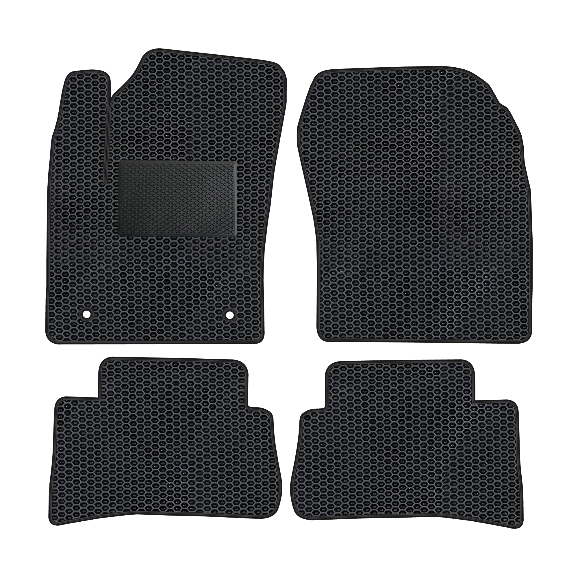 To057evapod - Komplettes Set Eva-autofußmatten Passend Für Toyota Corolla E16 2013-2019 (mit Zusätzlicher Verstärkung)