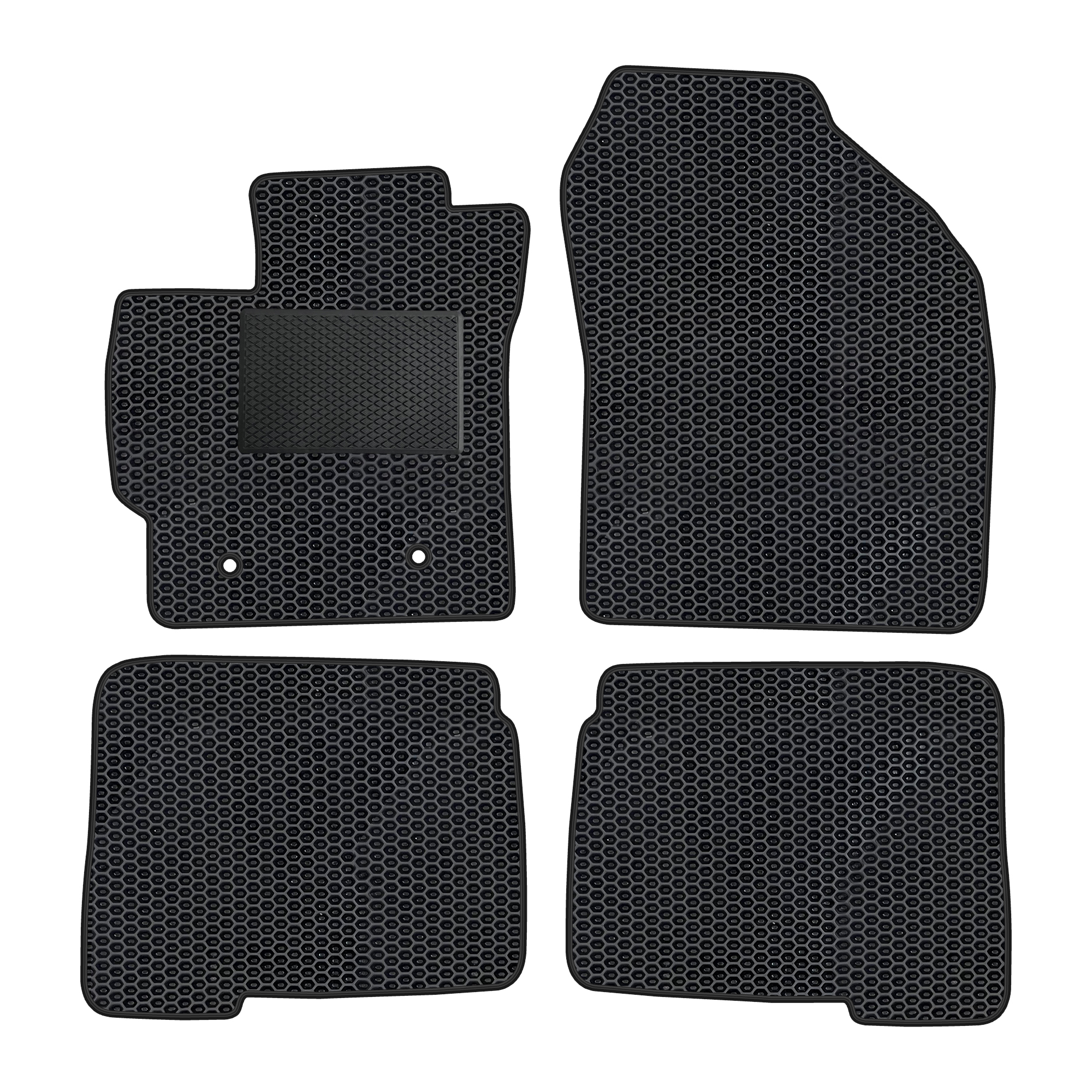 To044evapod - Komplettes Set Eva-autofußmatten, Passend Für Toyota Prius Iv 2009-2015 (mit Zusätzlicher Verstärkung)