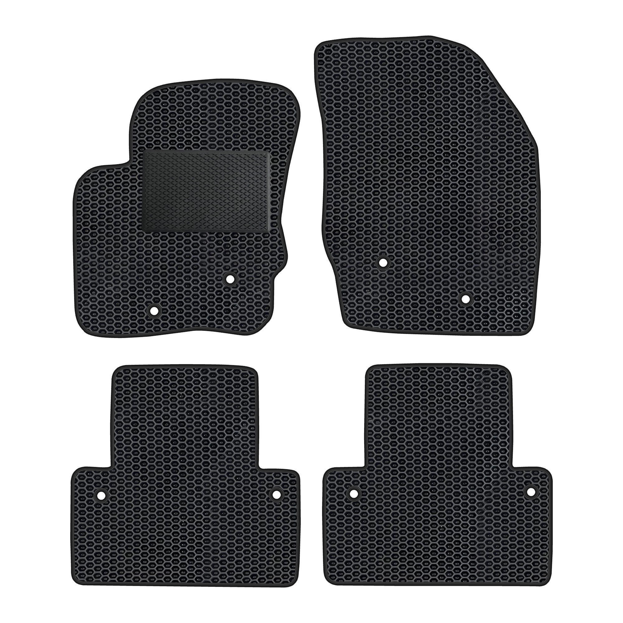 Vl002evapod - Komplettes Set Eva-autofußmatten Passend Für Volvo Xc90 I 2003-2015 (mit Zusätzlicher Verstärkung)