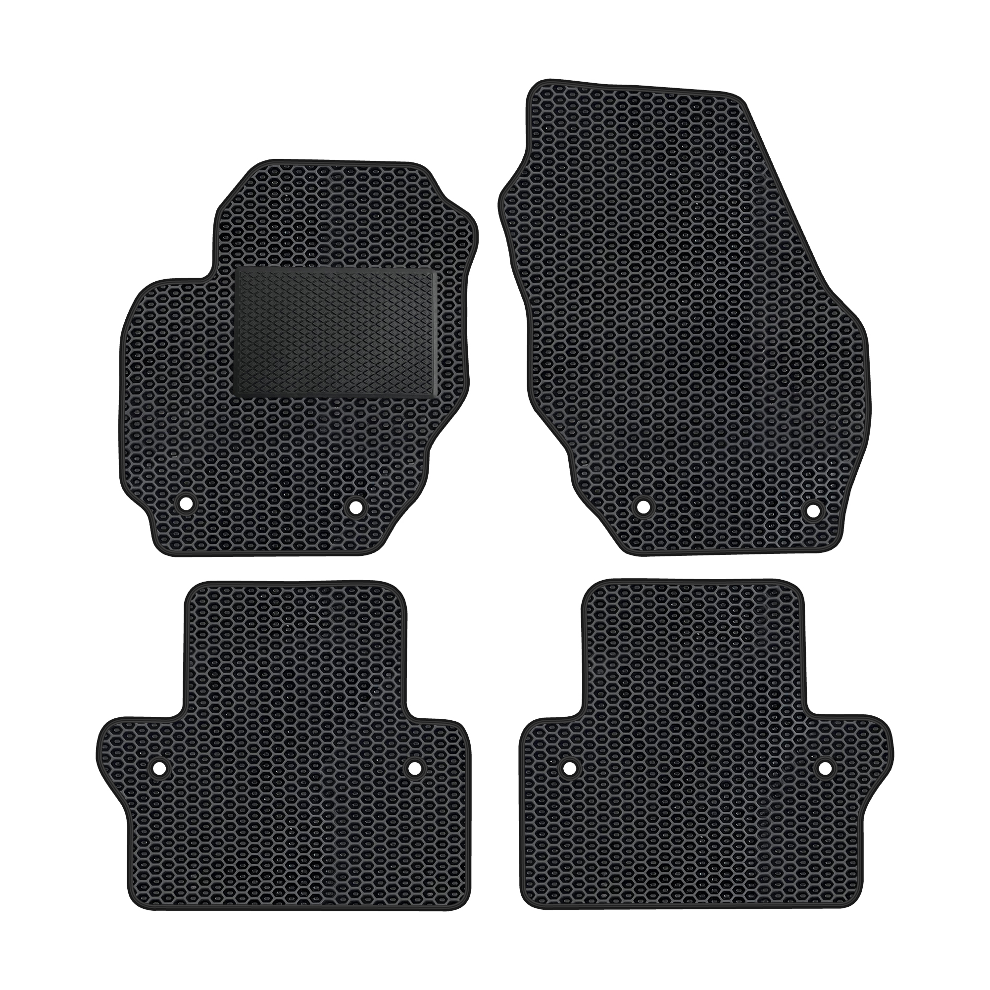 Vl007evapod - Komplettes Set Eva-autofußmatten Passend Für Volvo V70 2011-2016 (mit Zusätzlicher Verstärkung)