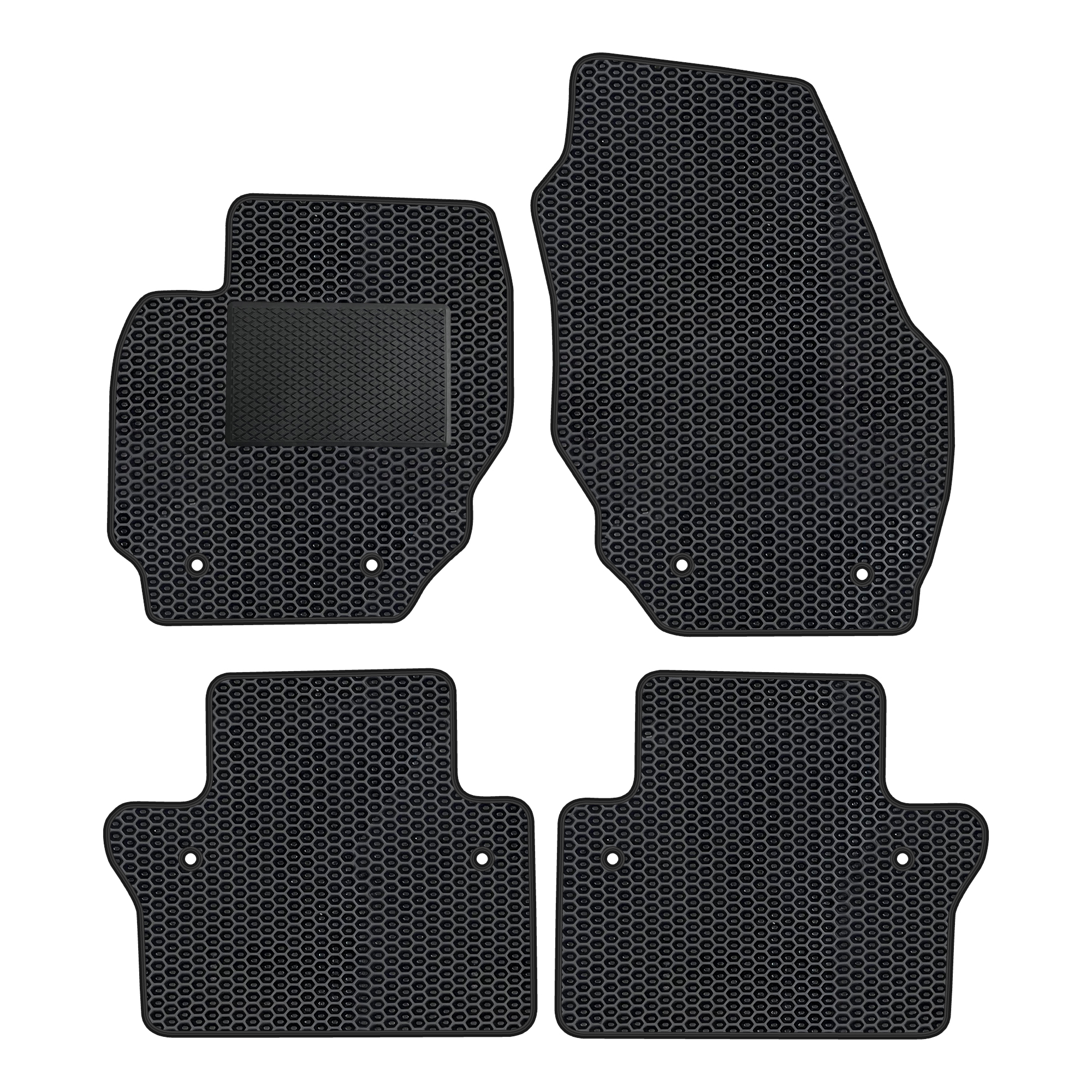 Vl009evapod - Komplettes Set Eva-autofußmatten Passend Für Volvo S80 Ii 2008-2016 (mit Zusätzlicher Verstärkung)