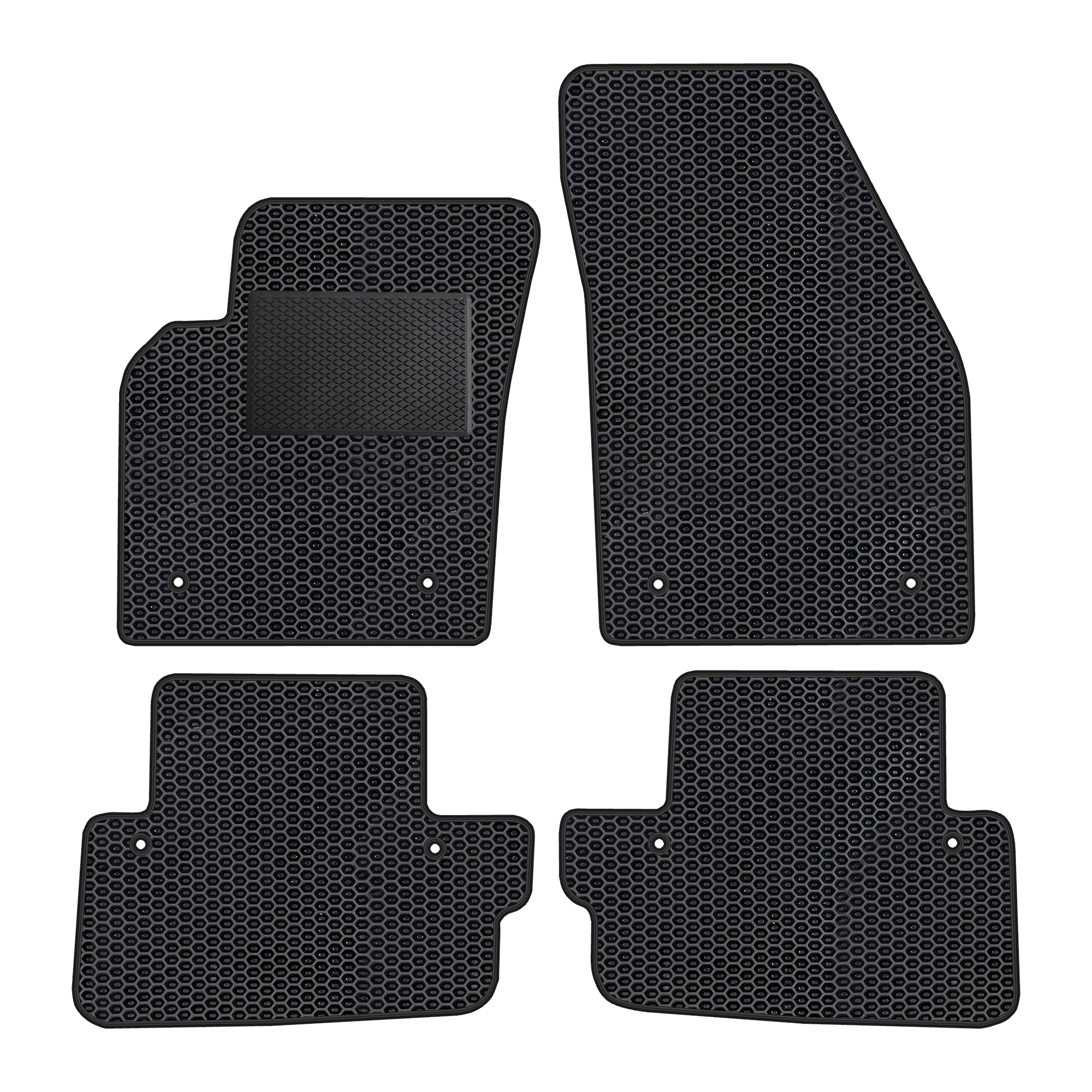 Vl020evapod - Komplettes Set Eva-autofußmatten Passend Für Volvo C70 Ii 2006-2013 (mit Zusätzlicher Verstärkung)