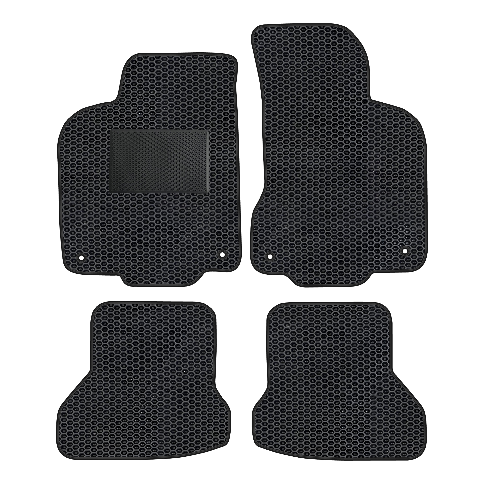 Vw004evapod - Komplettes Set Eva-autofußmatten Passend Für Vw Polo Iii Fl 1999-2001 (mit Zusätzlicher Verstärkung)