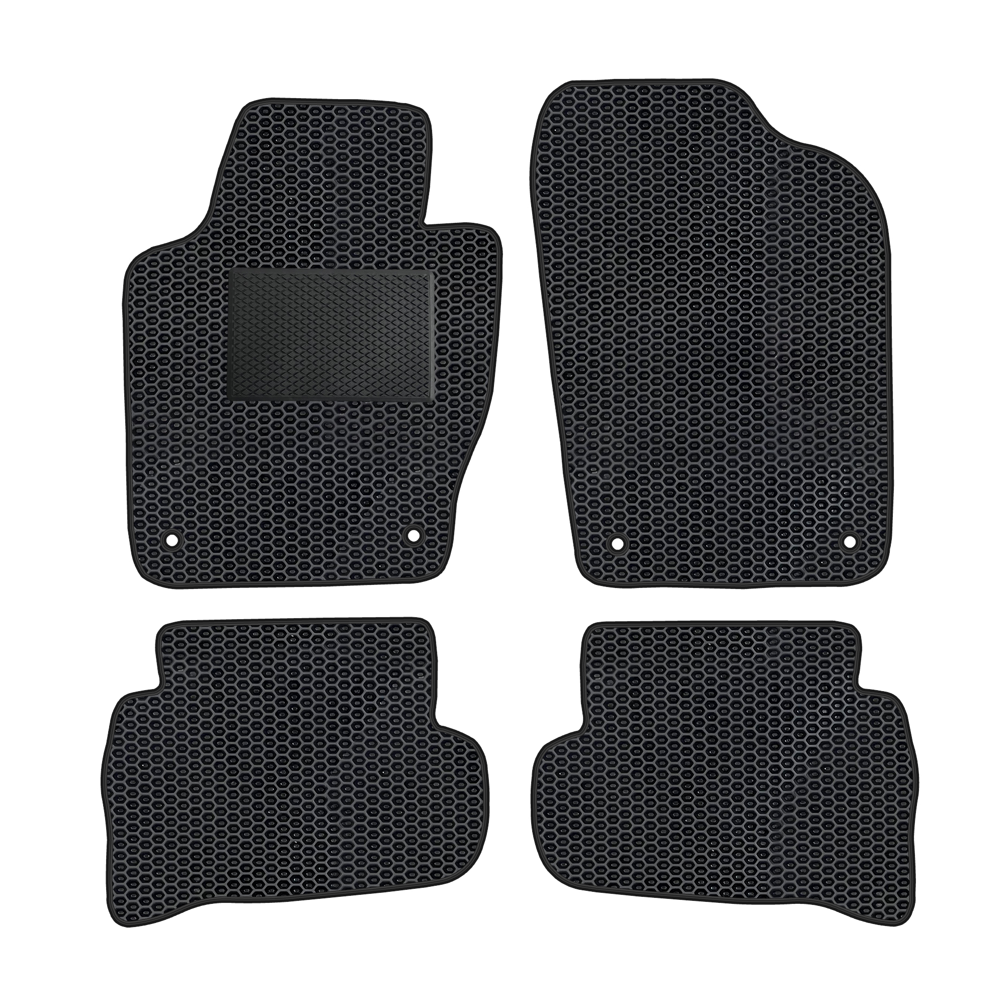 Vw006evapod - Komplettes Set Eva-autofußmatten Passend Für Vw Polo V 6r 2009-2017 (mit Zusätzlicher Verstärkung)