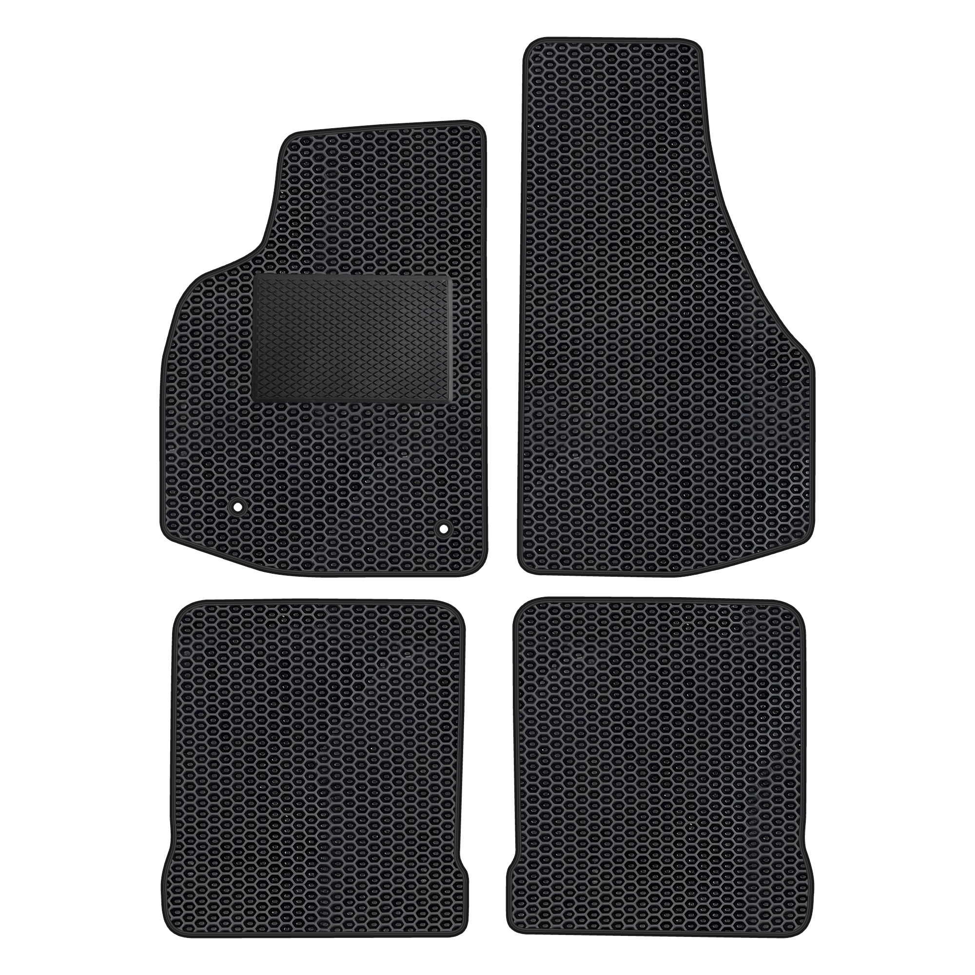 Vw014evapod - Komplettes Set Eva-autofußmatten Passend Für Vw Golf I Cabrio 1979-1993 (mit Zusätzlicher Verstärkung)