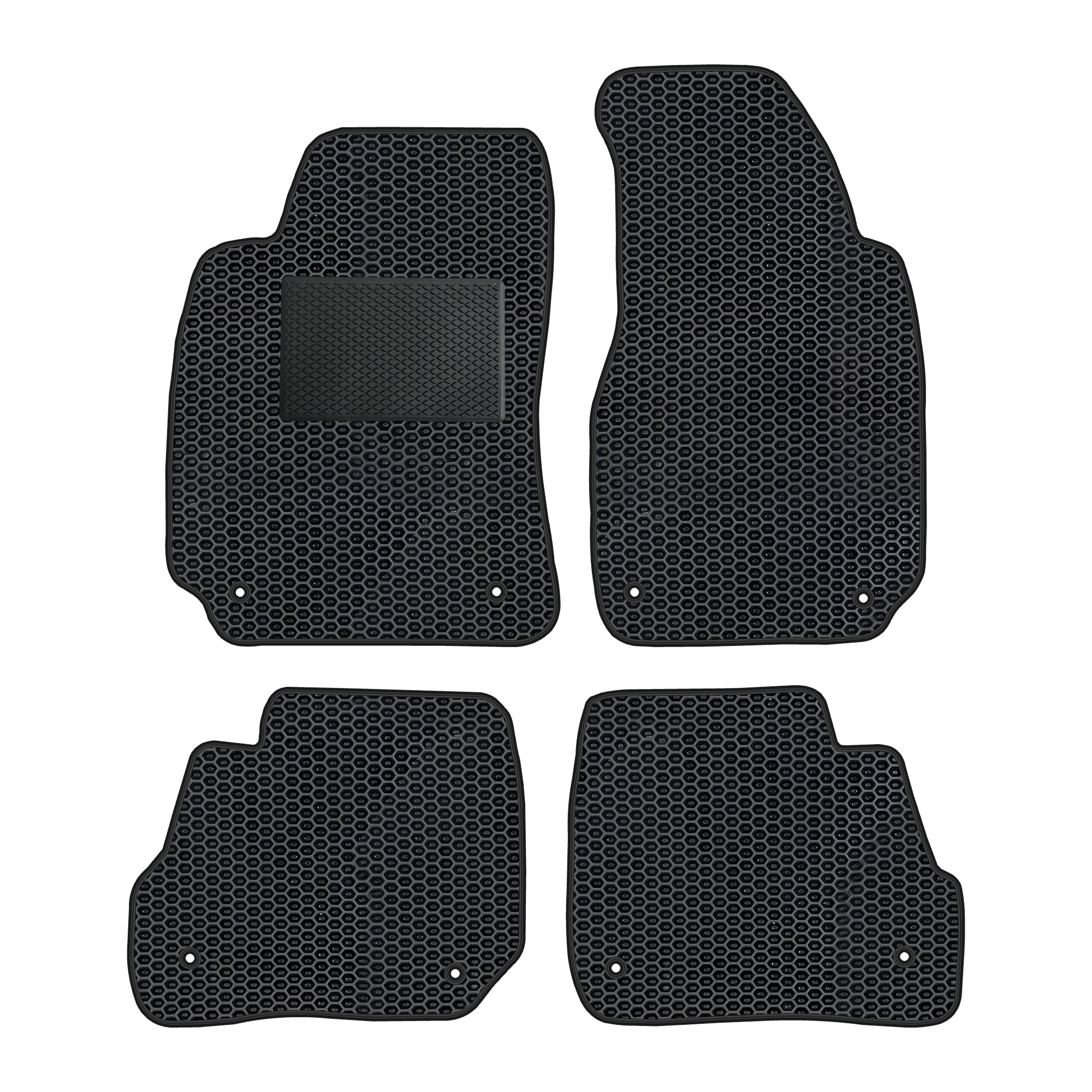Vw017kevapod - Komplettes Set Eva-autofußmatten Passend Für Vw Passat B5 Fl Kombi 2001-2005 (mit Zusätzlicher Verstärkung)