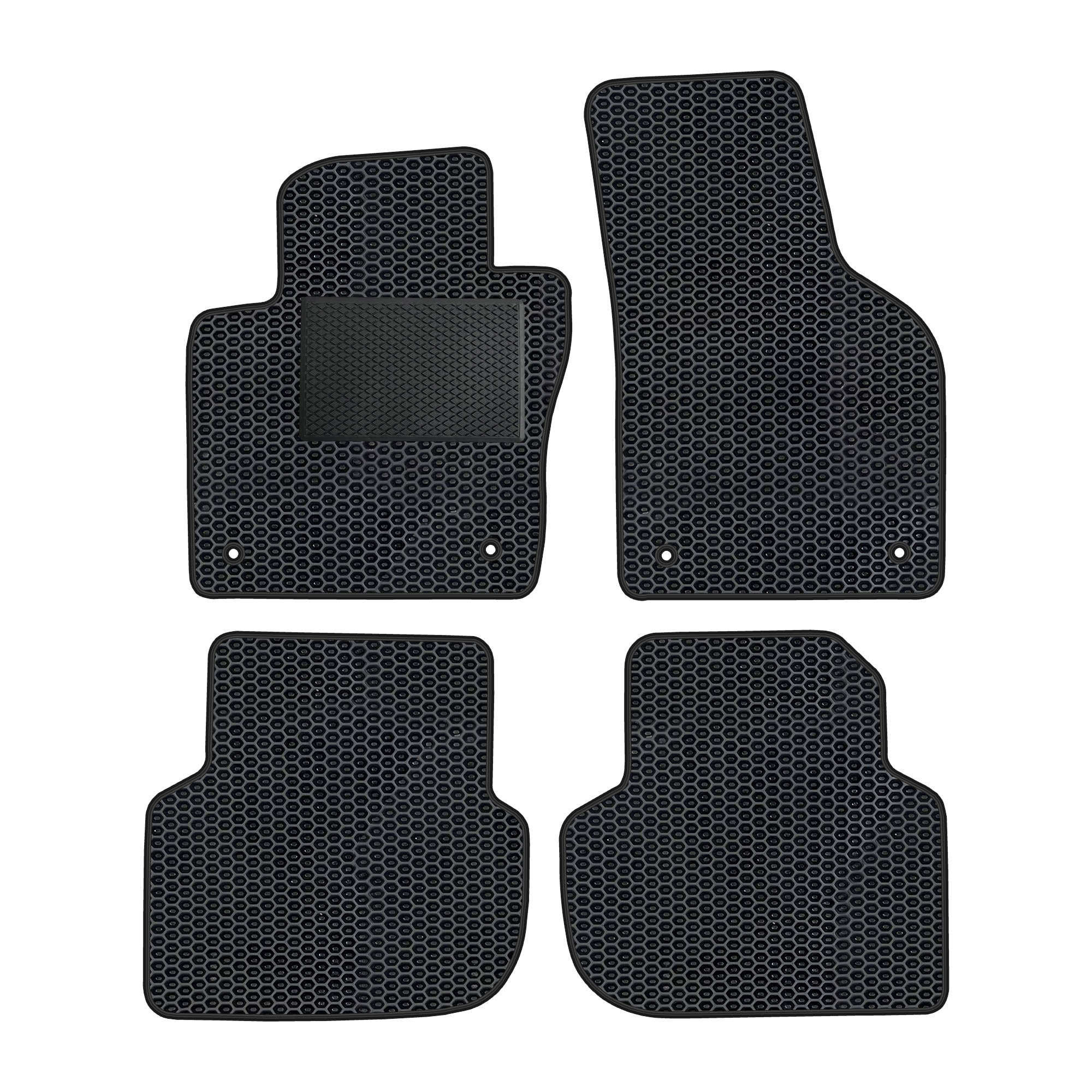Vw021evapod - Komplettes Set Eva-autofußmatten Passend Für Vw Jetta 2011-2017 (mit Zusätzlicher Verstärkung)