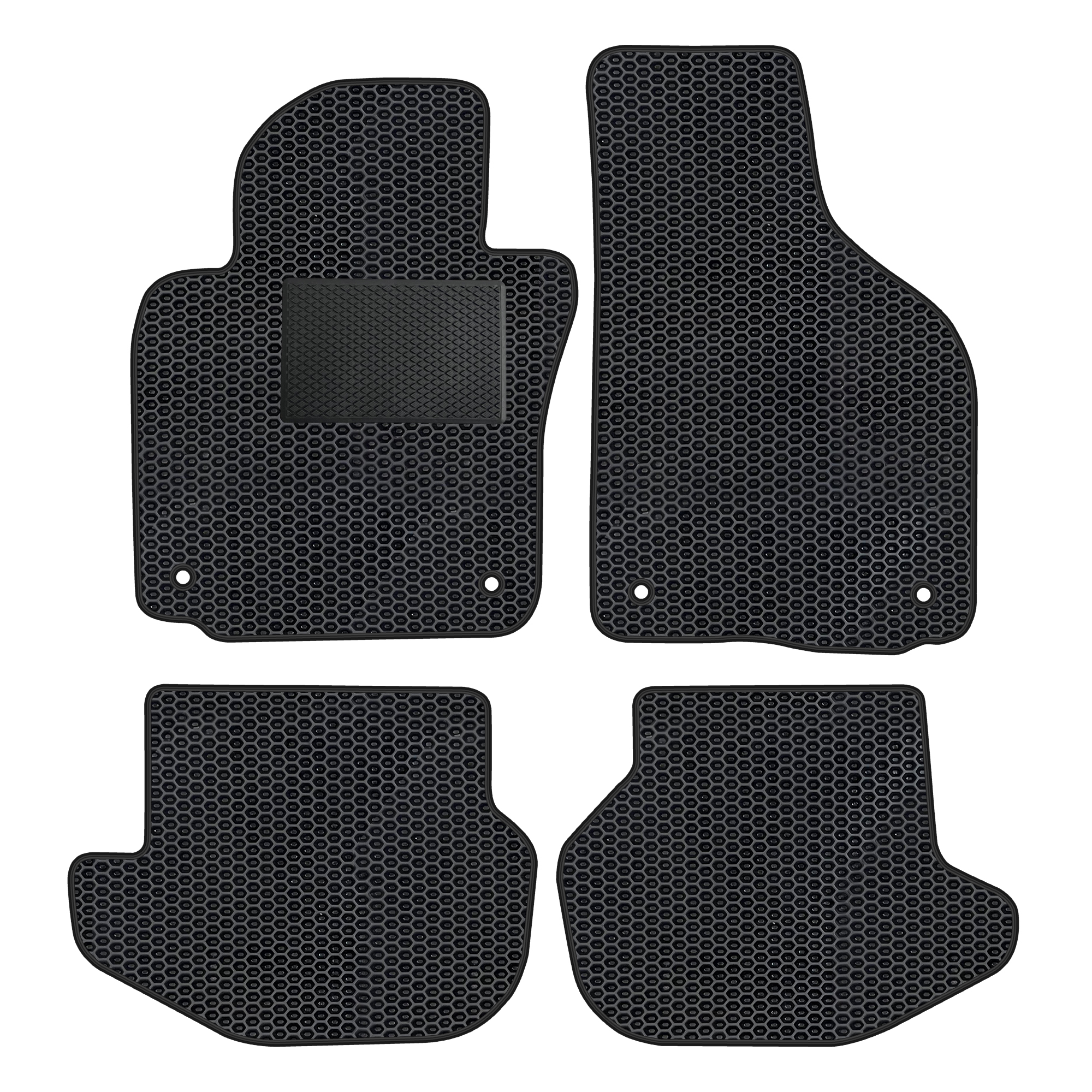 Vw020evapod - Komplettes Set Eva-autofußmatten Passend Für Vw Eos 2006-2015 (mit Zusätzlicher Verstärkung)