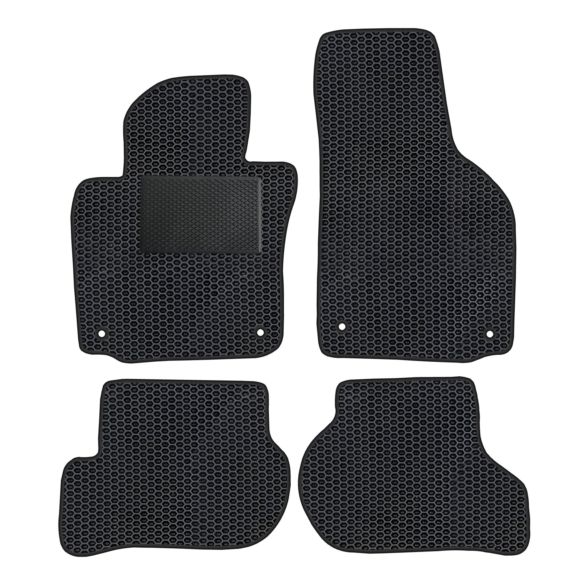 Vw036evapod - Komplettes Set Eva-autofußmatten Passend Für Vw Passat B1 1973-1988 (mit Zusätzlicher Verstärkung)