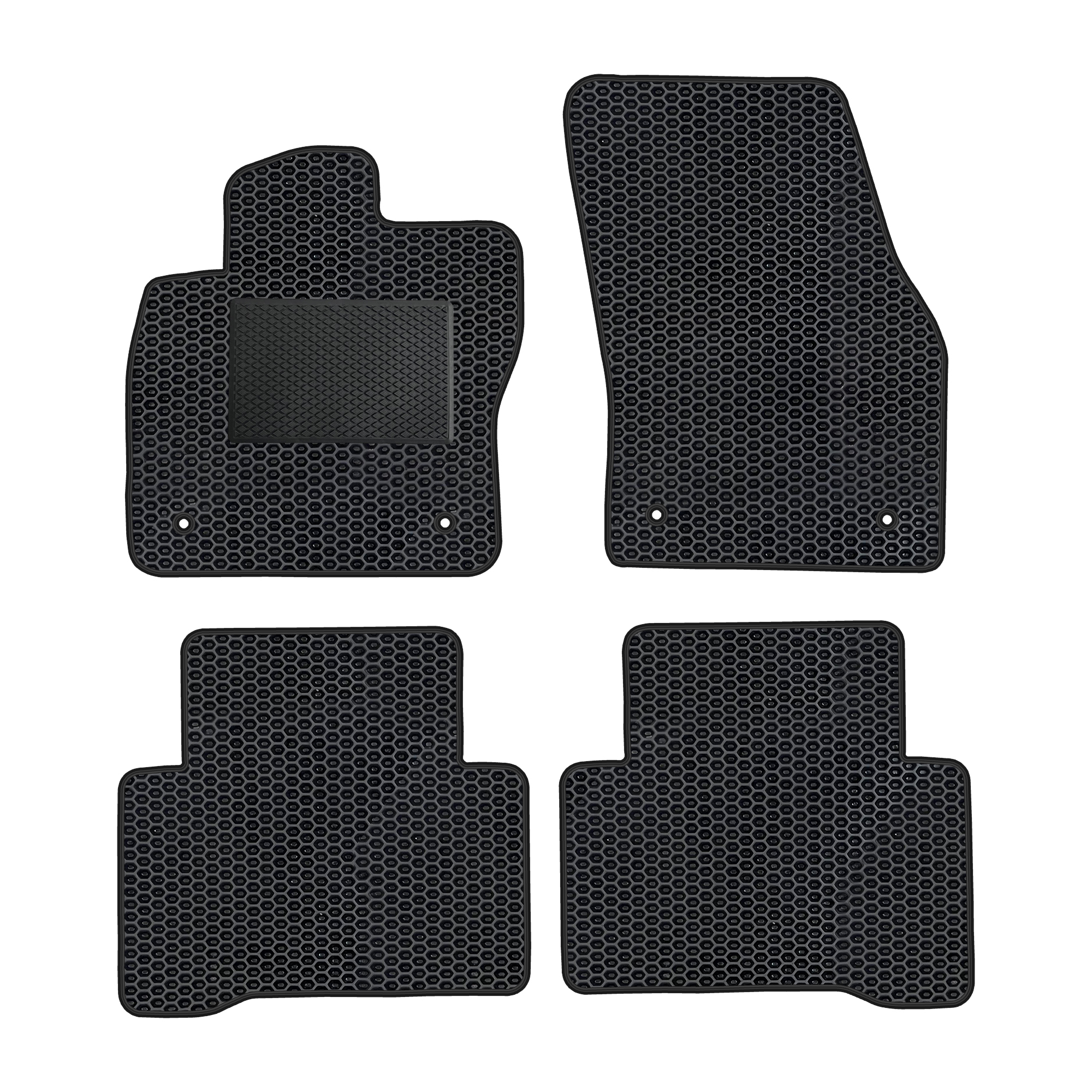 Vw044evapod - Komplettes Set Eva-autofußmatten Passend Für Vw Touran Ab 2015, 5-sitzer (mit Zusätzlicher Verstärkung)