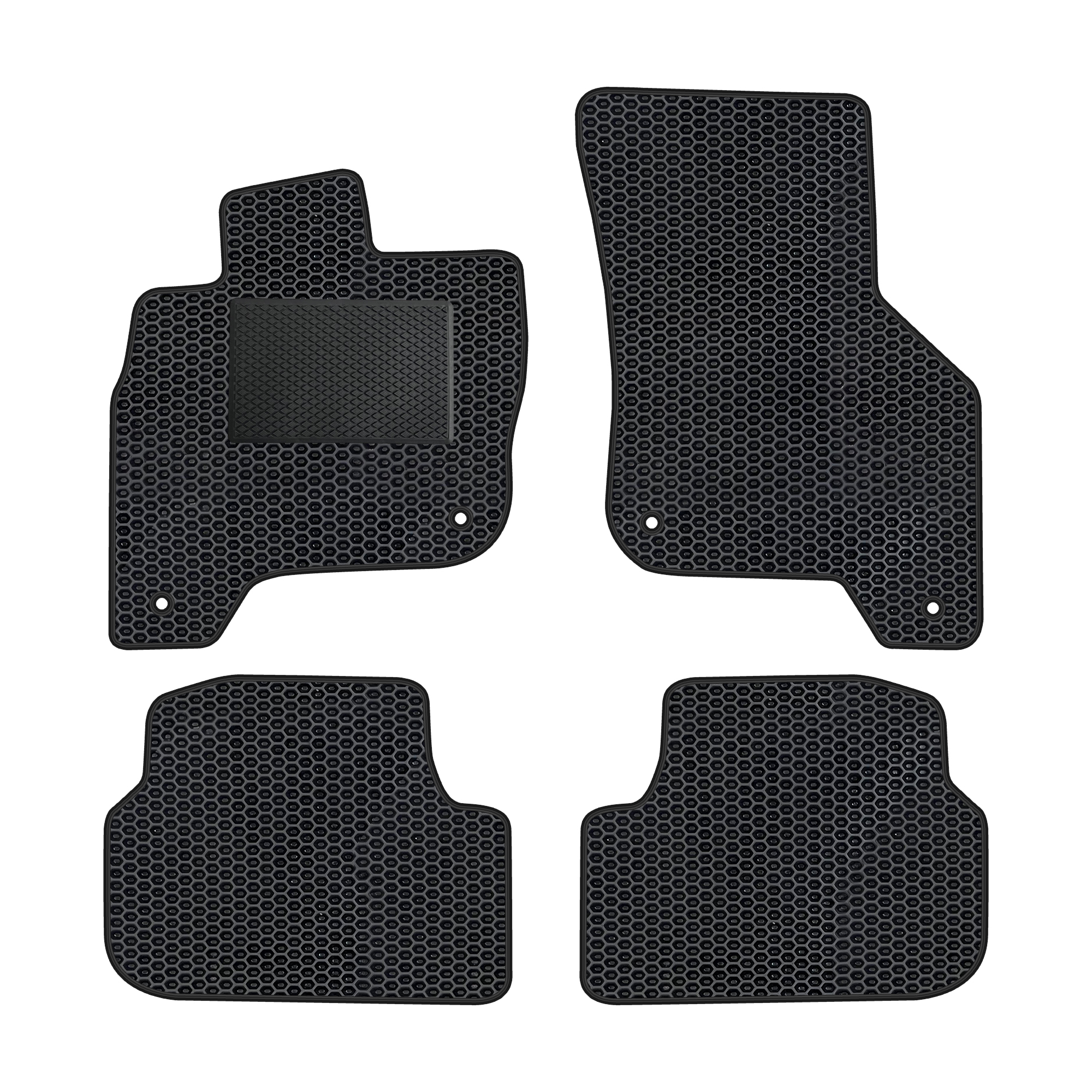 Vw049evapod - Komplettes Set Eva-autofußmatten Passend Für Vw E-golf 2014-2019 (mit Zusätzlicher Verstärkung)