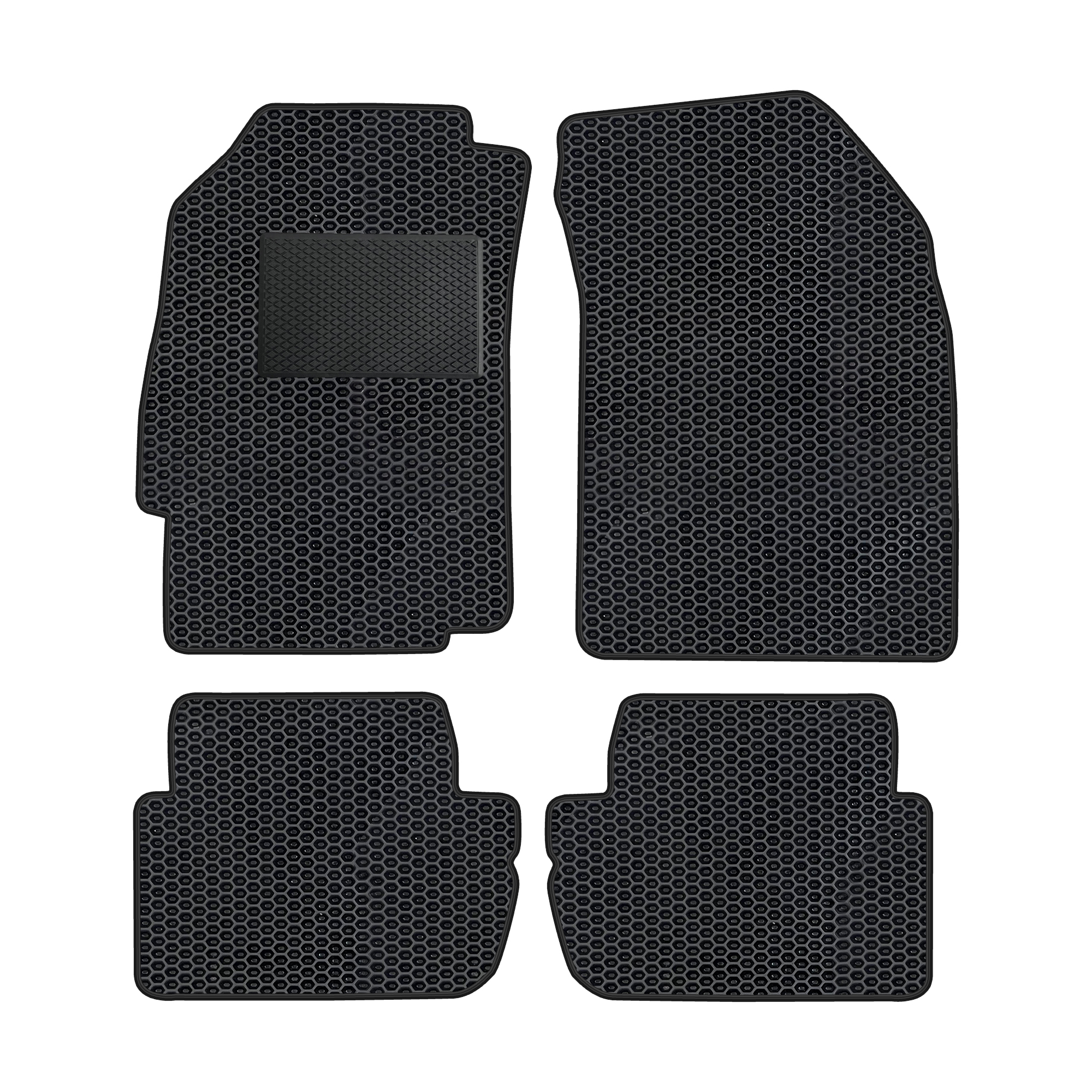 Ch008evapod - Komplettes Set Eva-autofußmatten, Passend Für Chevrolet Spark 2010-2015 (mit Zusätzlicher Verstärkung)