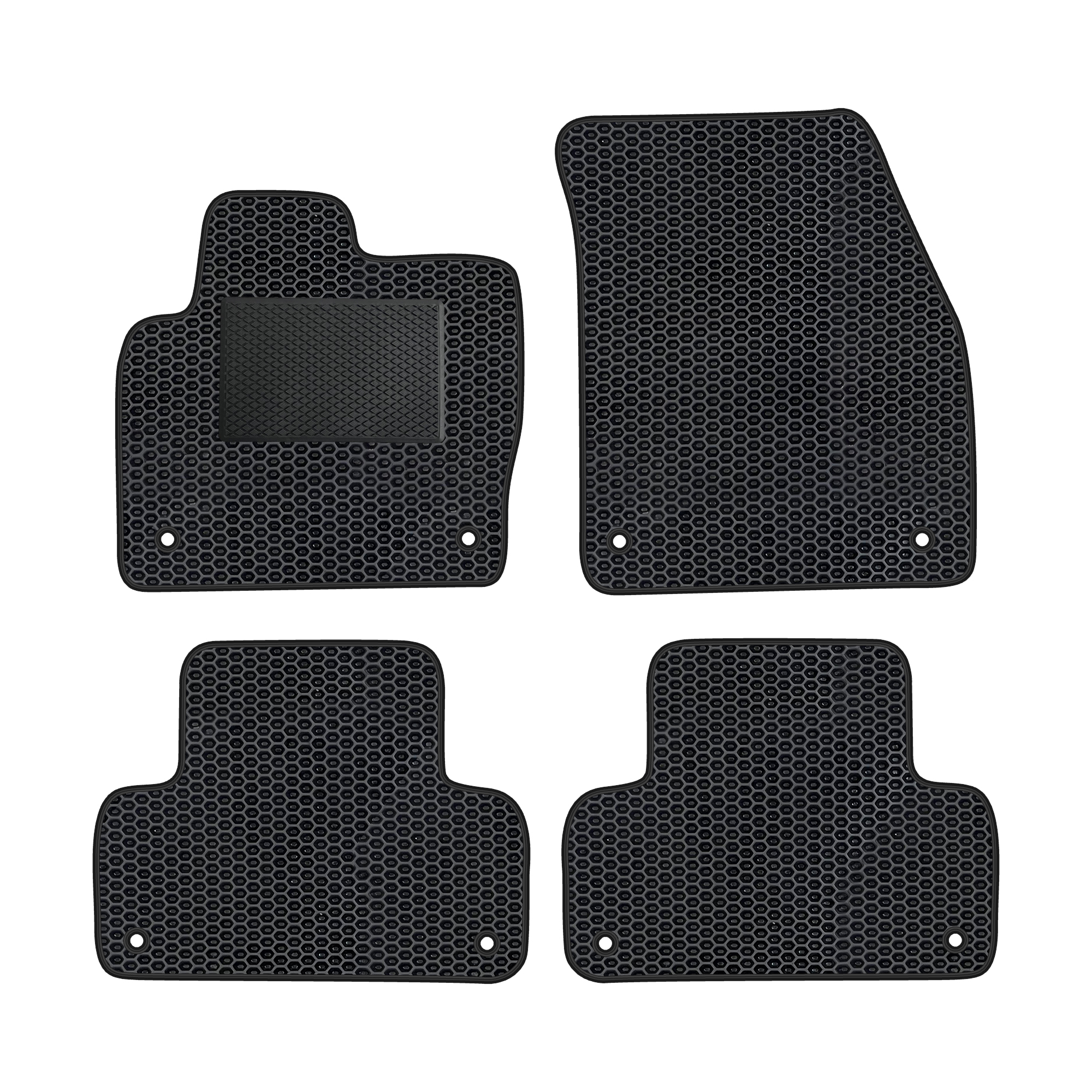Lr002evapod - Komplettes Set Eva-autofußmatten Passend Für Land Rover Evoque 2011-2018 (mit Zusätzlicher Verstärkung)