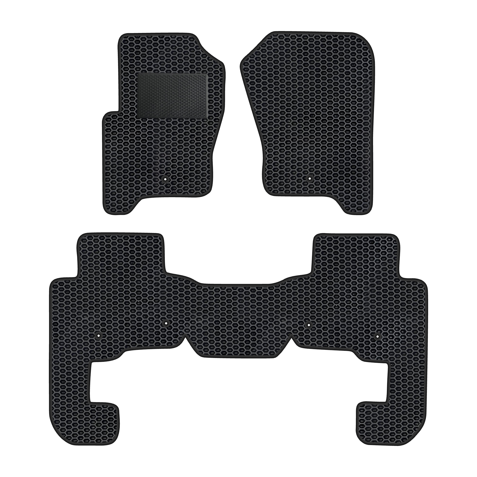 Lr001evapod - Komplettes Set Eva-autofußmatten, Passend Für Land Rover Discovery Iii 2004-2009 (mit Zusätzlicher Verstärkung)