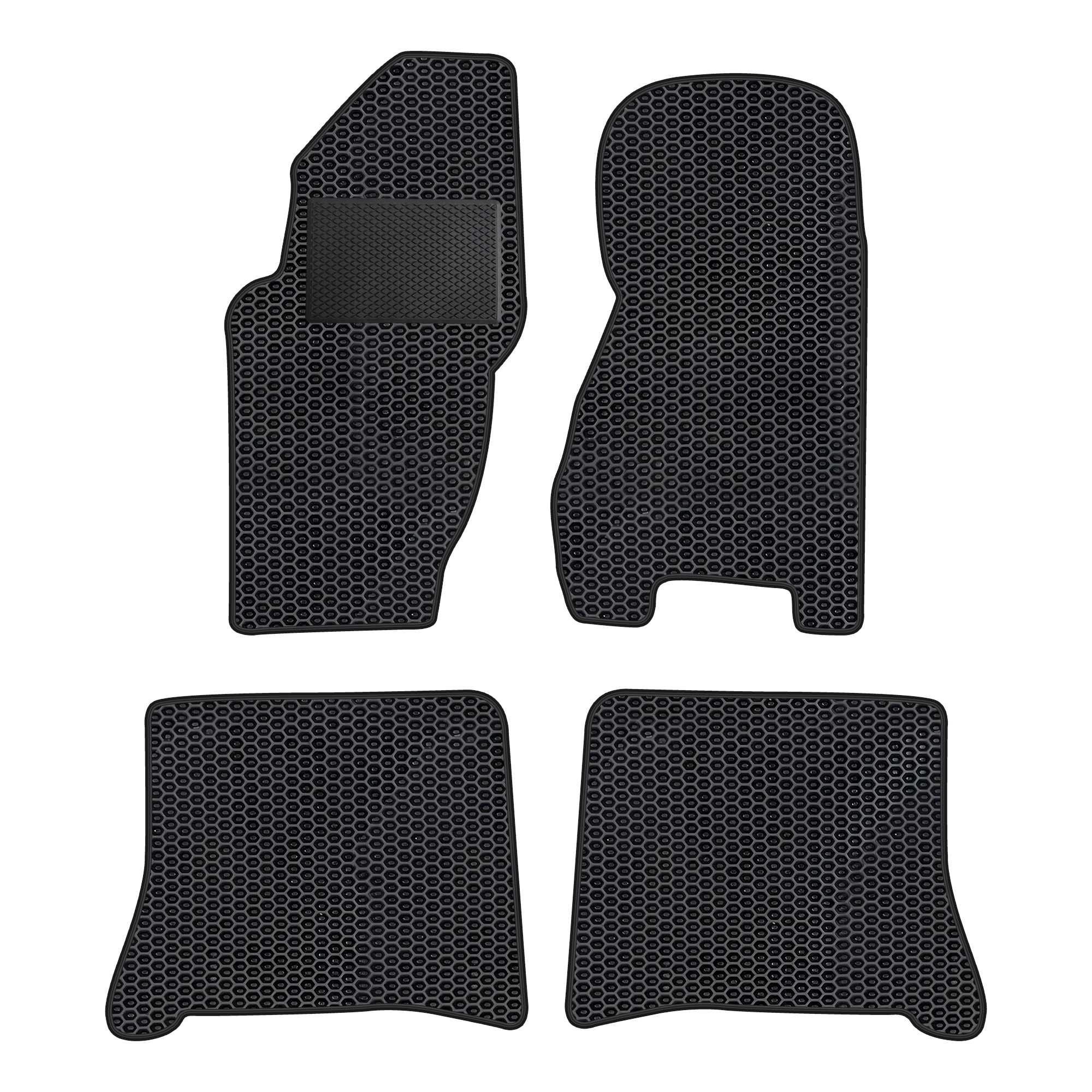 Je001evapod - Komplettes Set Eva-fußmatten Für Jeep Liberty 2002-2007 (mit Zusätzlicher Verstärkung)