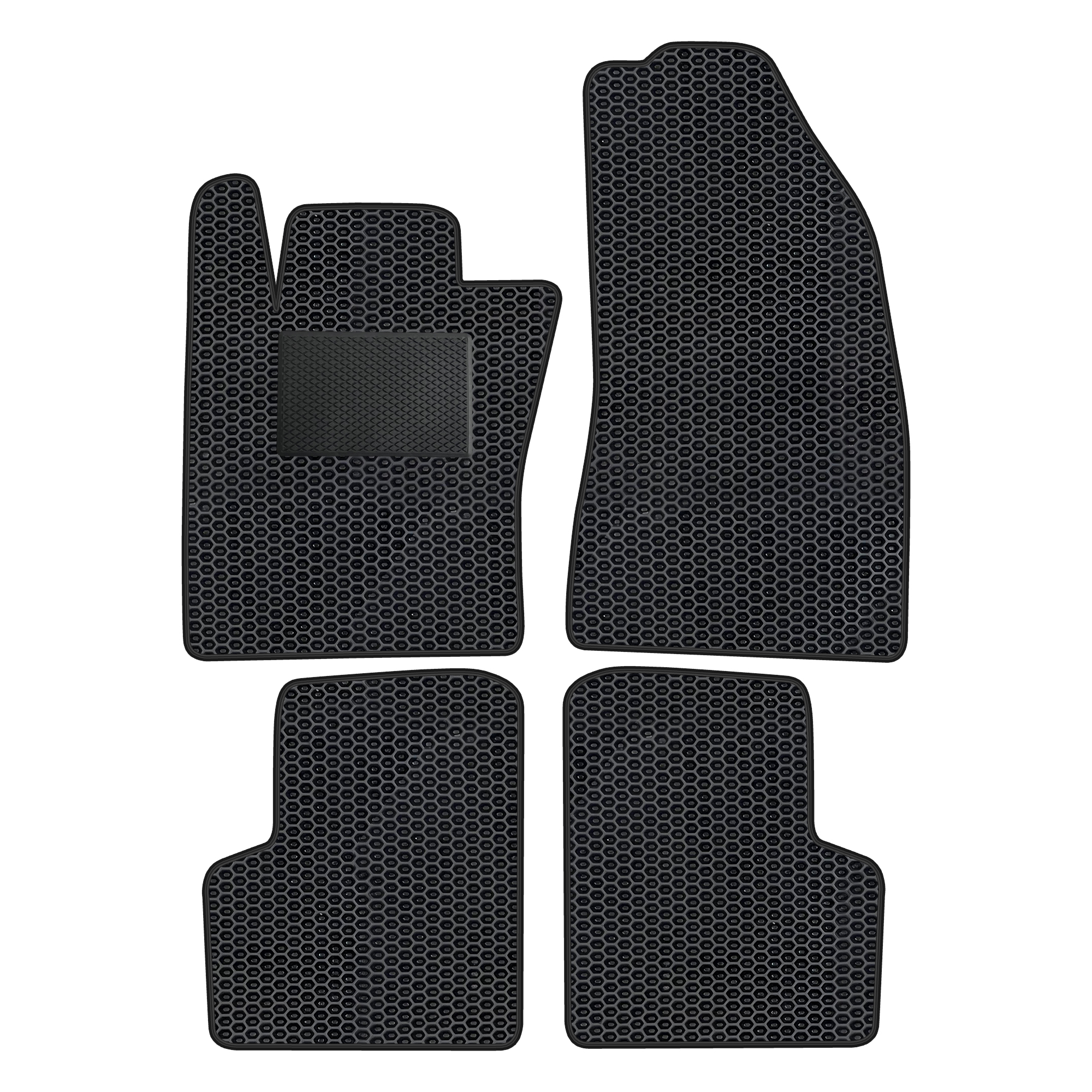 Je004evapod - Komplettes Set Eva-autofußmatten, Passend Für Jeep Compass 2007-2016, Dodge Caliber 2006-2011 (mit Zusätzlicher Verstärkung)