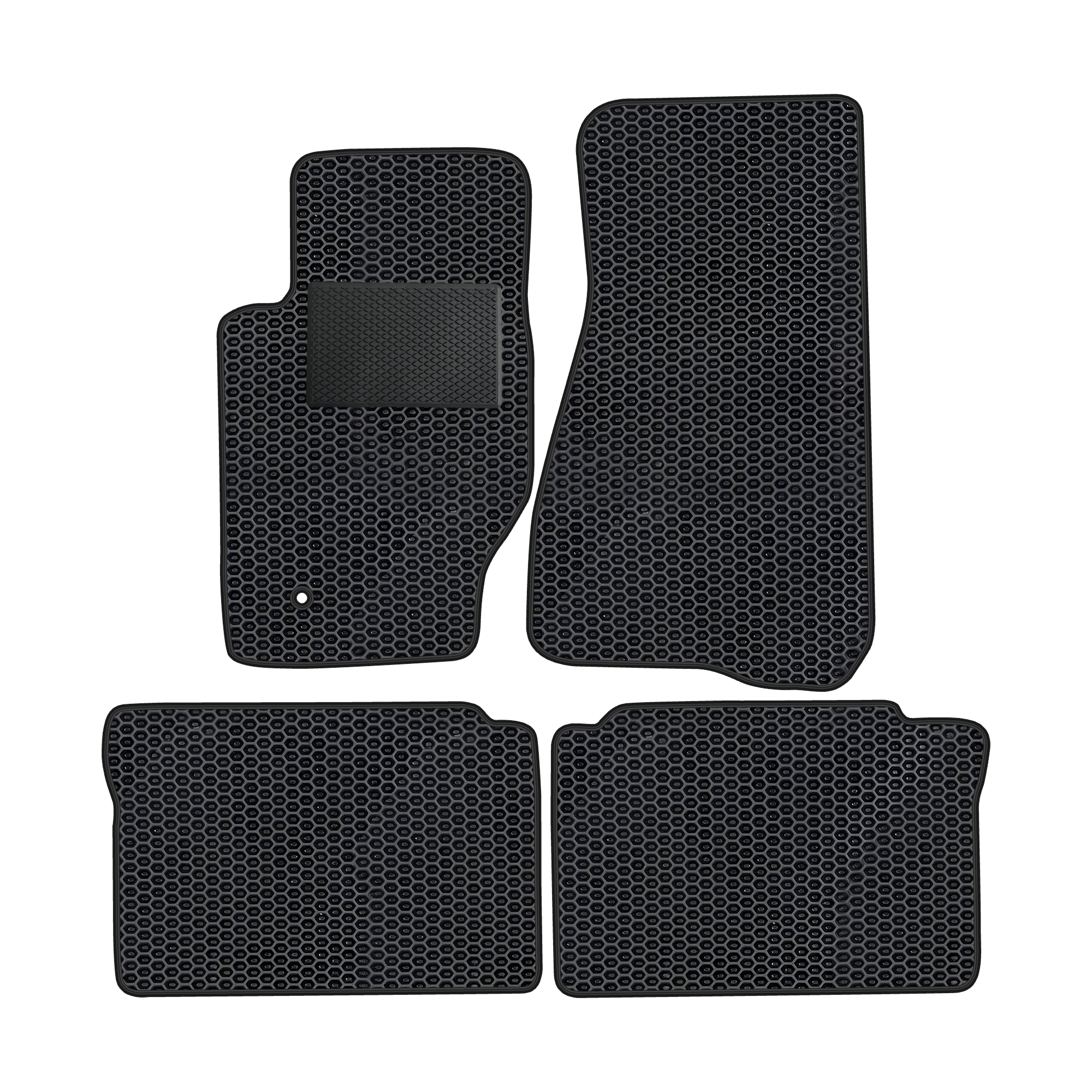 Je007evapod - Komplettes Set Eva-fußmatten Für Jeep Commander 2006-2010 (mit Zusätzlicher Verstärkung)