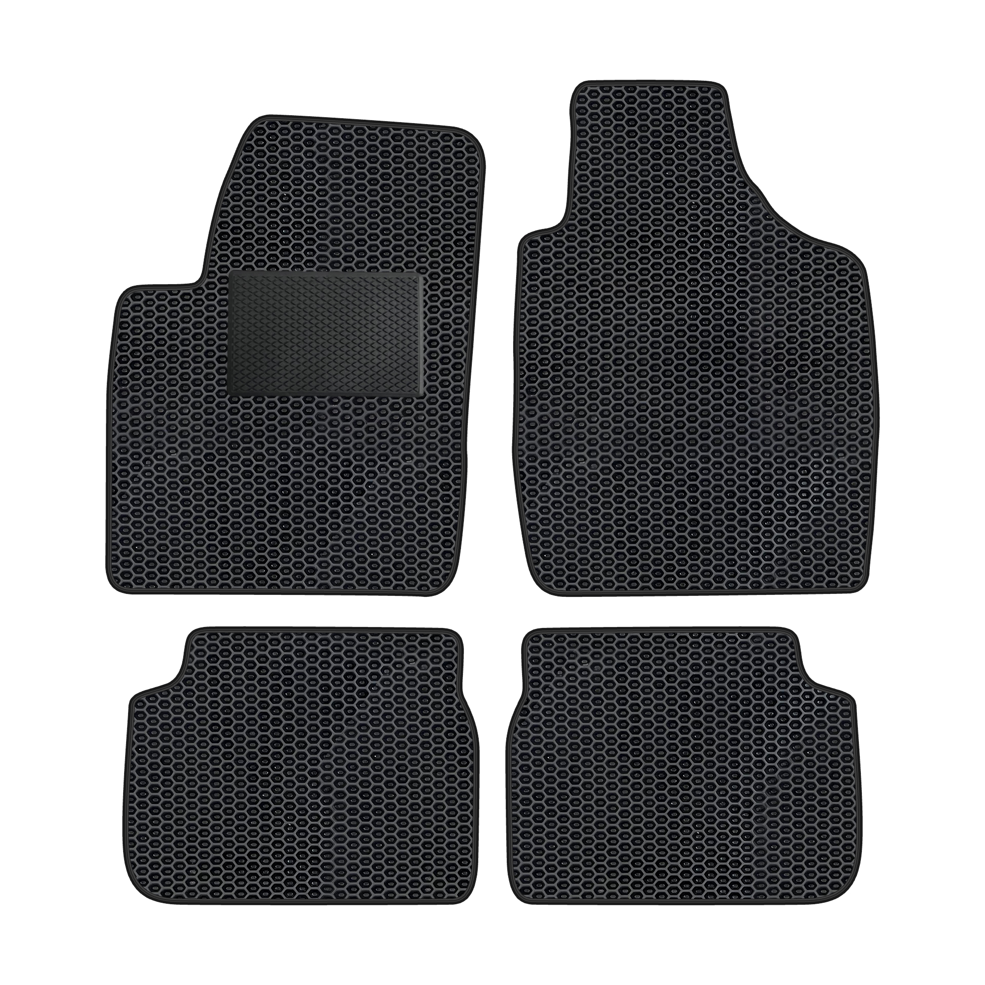 Je012evapod - Komplettes Set Eva-autofußmatten, Passend Für Jeep Cherokee Ab 2014 (mit Zusätzlicher Verstärkung)