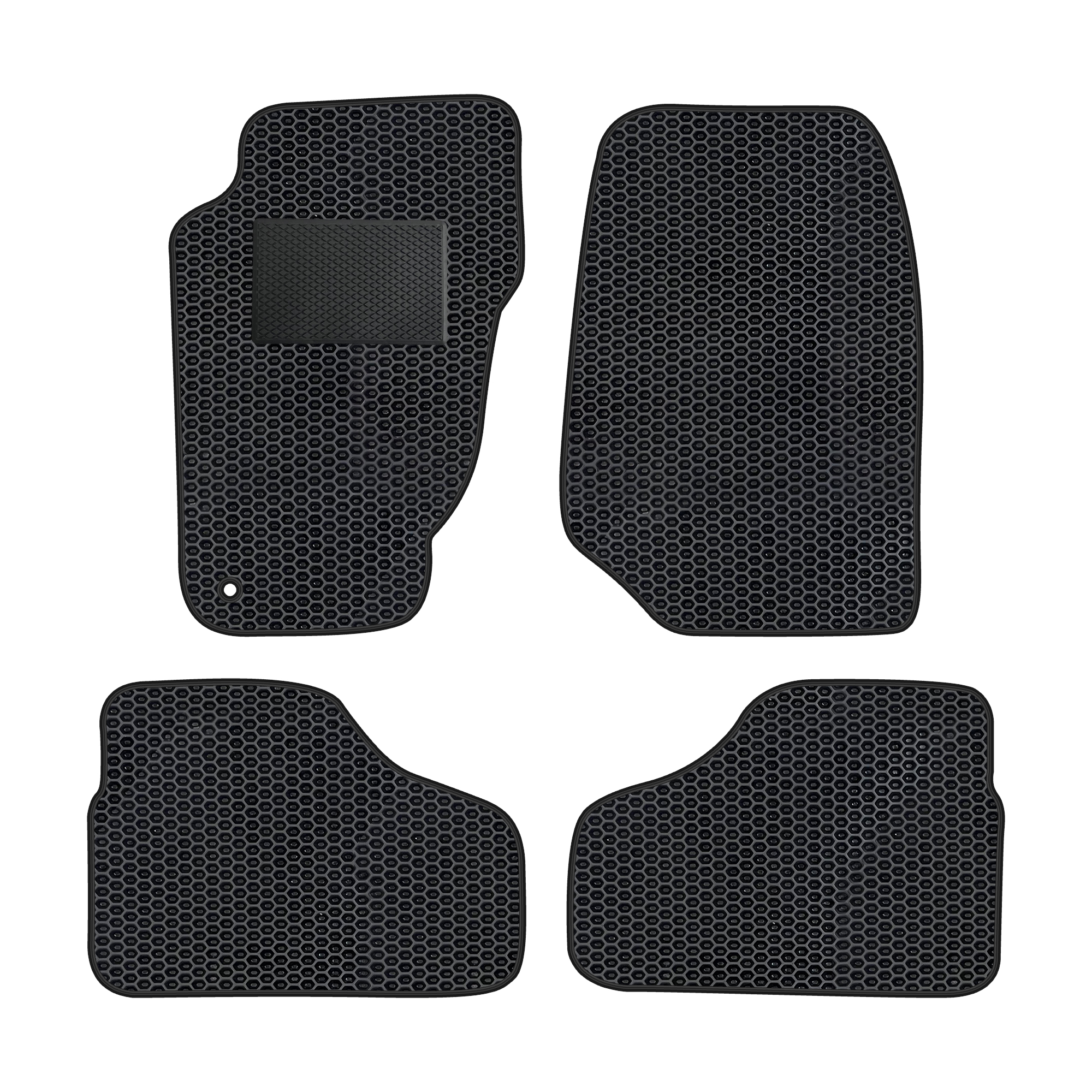Je008evapod - Komplettes Set Eva-fußmatten Für Jeep Cherokee 2002-2007 (mit Zusätzlicher Verstärkung)