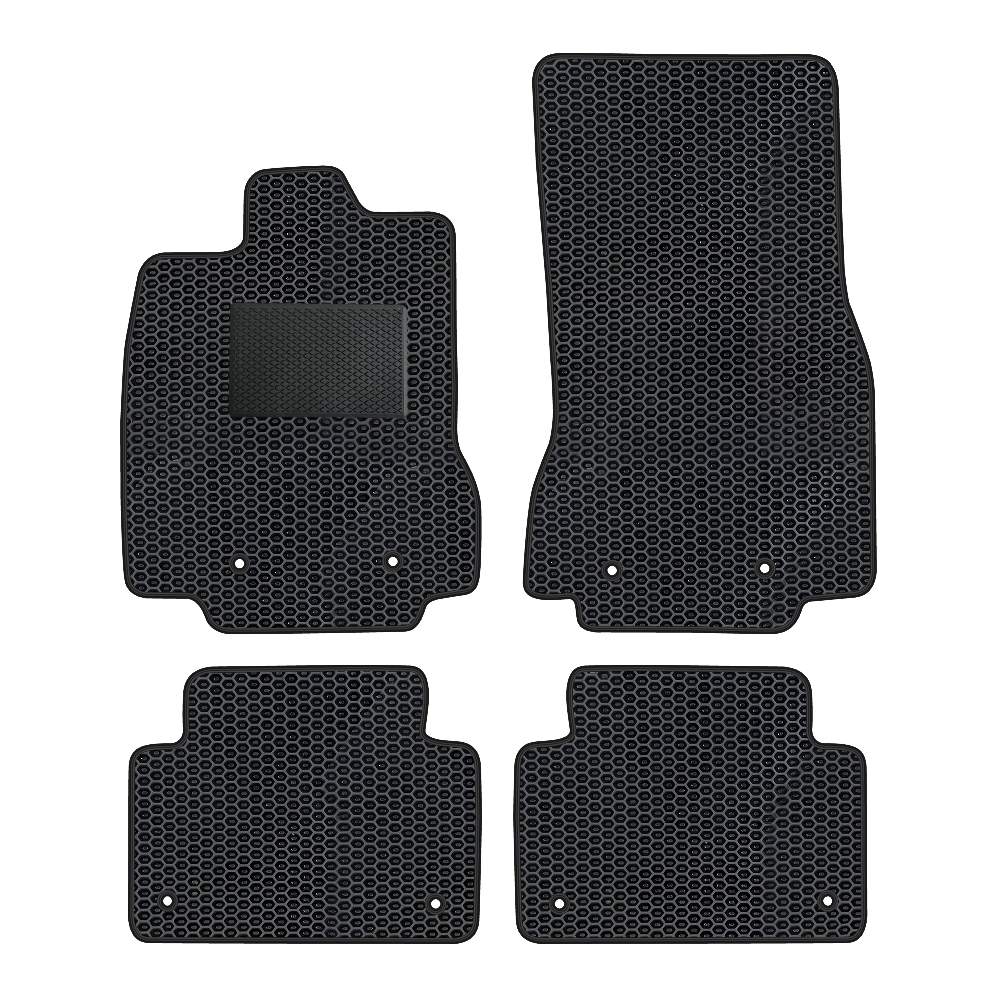 Ja007evapod - Komplettes Set Eva-autofußmatten, Passend Für Jaguar Xf 2008-2015 (mit Zusätzlicher Verstärkung)