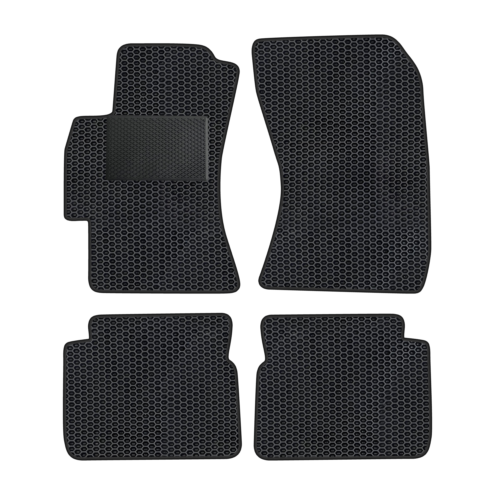 Ro005evapod - Komplettes Set Eva-autofußmatten Passend Für Rover 416 1995-2000 (mit Zusätzlicher Verstärkung)