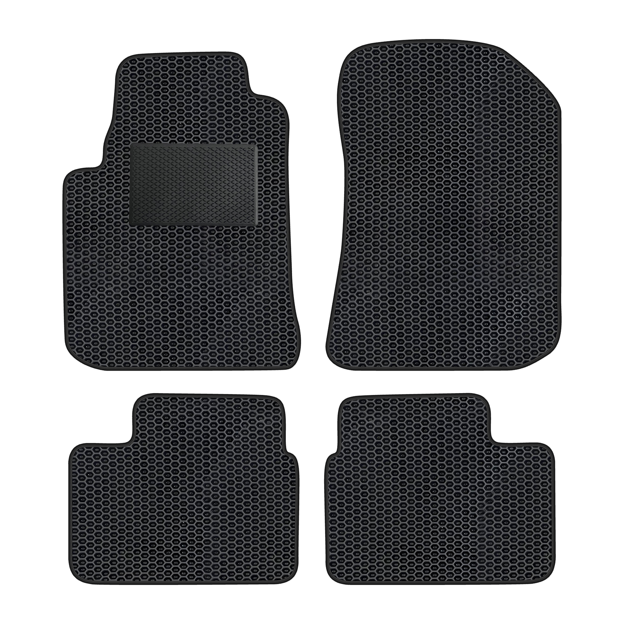 Ro003evapod - Komplettes Set Eva-autofußmatten Passend Für Rover 75 1999-2005 (mit Zusätzlicher Verstärkung)