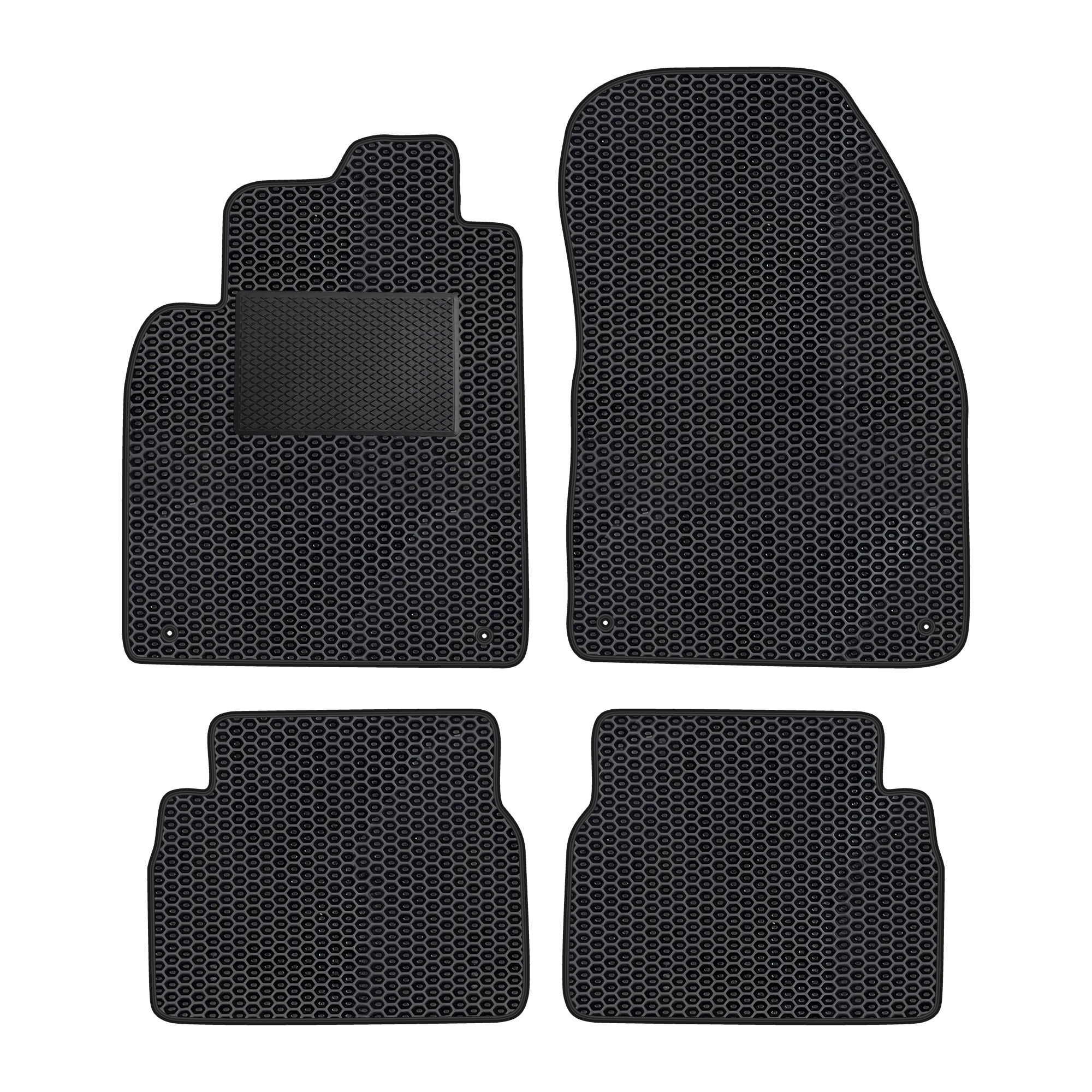 Sa006evapod - Komplettes Set Eva-autofußmatten Passend Für Saab 93 Ii 2002-2011 (mit Zusätzlicher Verstärkung)