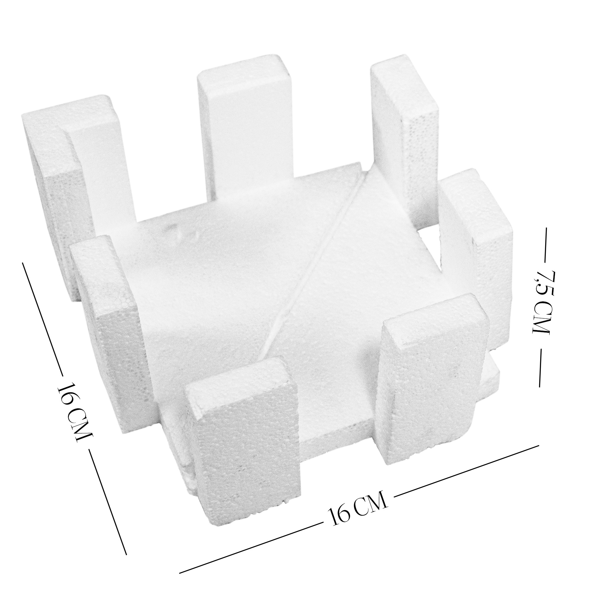 20er Set Styropor Kantenschutz Eckschutz 16 X 16 X 7,5 - Optimaler Schutz Für Empfindliche Ecken