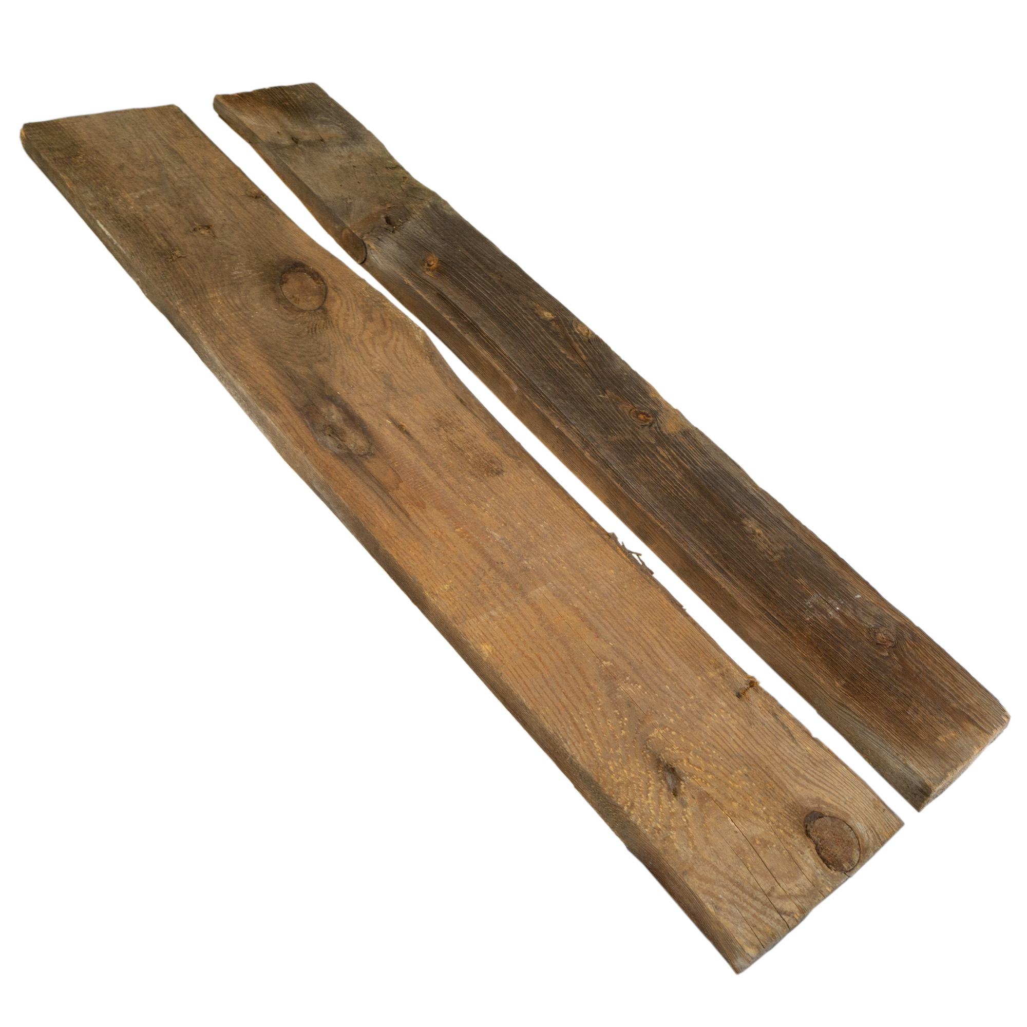 2er Set Holzplanken 100 Jahre Alt 100 X 12-18cm