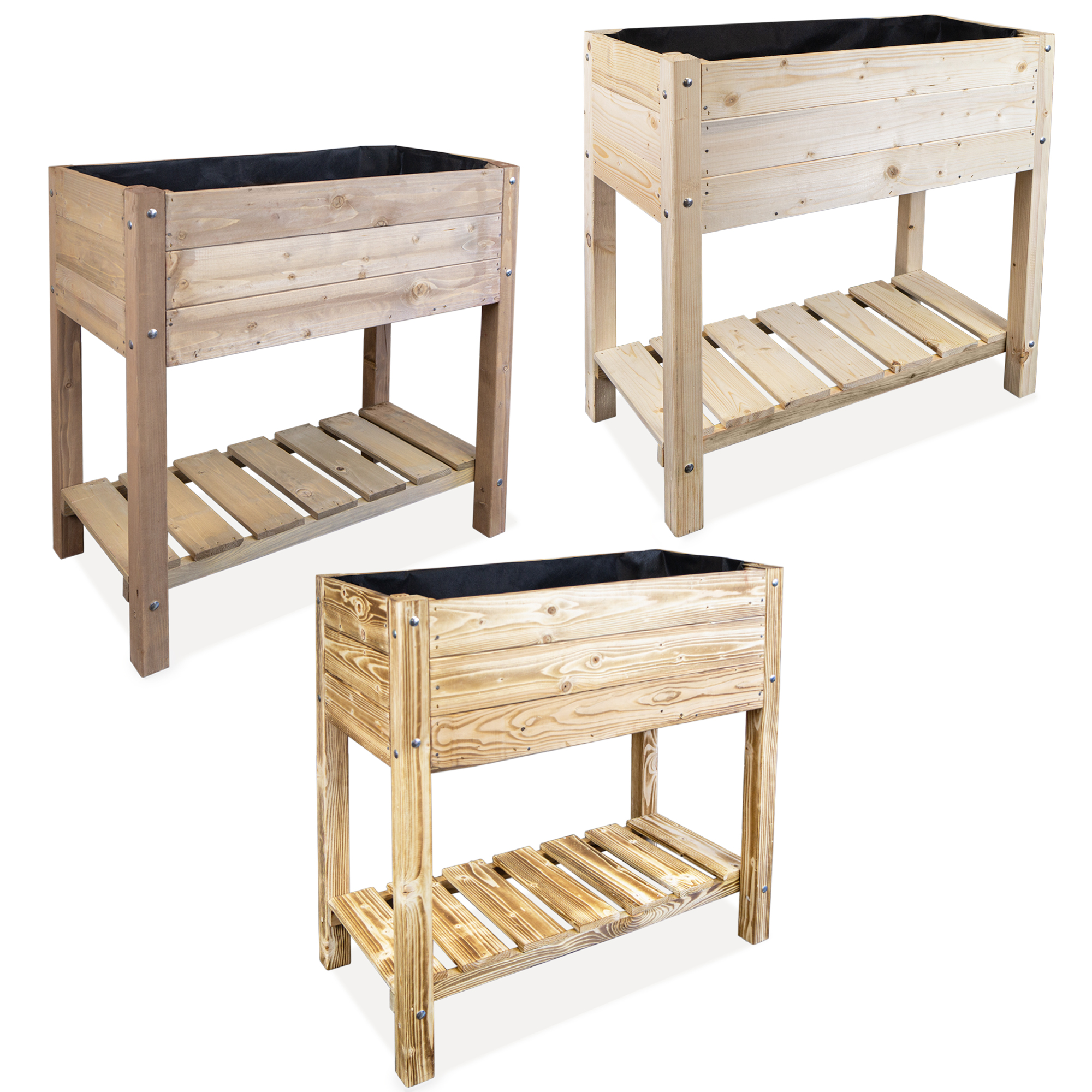 Hochbeet L 79x40x79cm Palisander