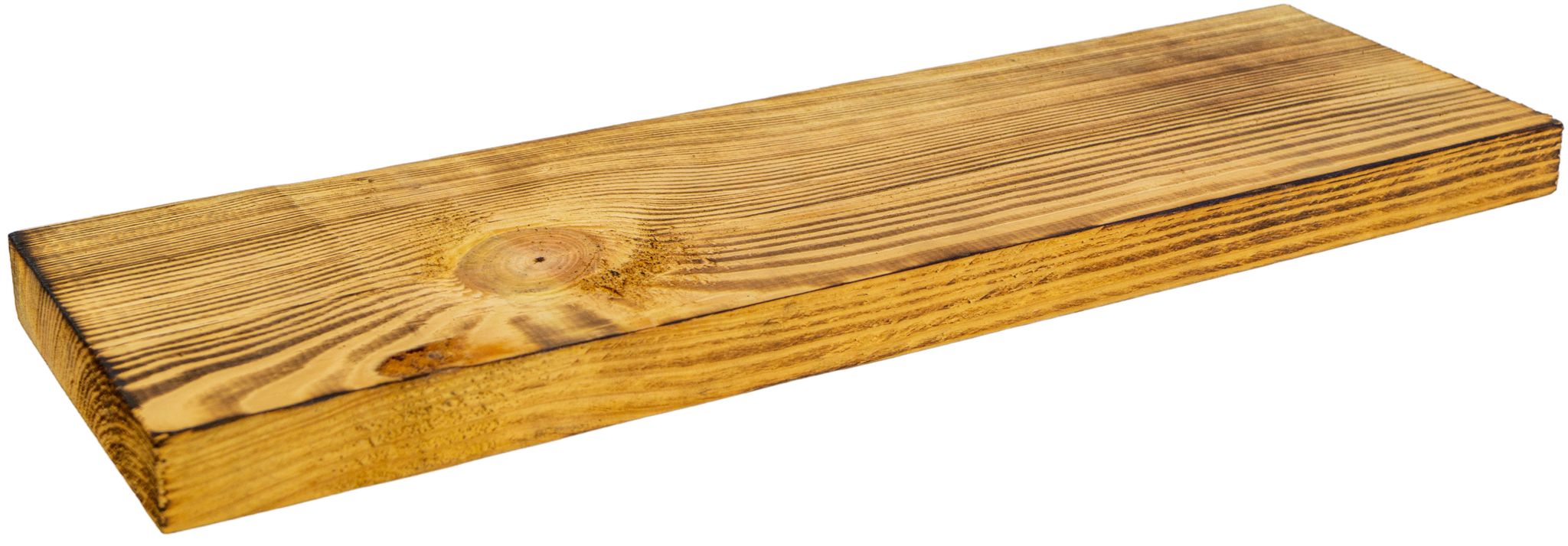Neue Holzplanke Klein Geflammt 40cm X 14,5cm Holzstärke 2cm Aus Nadelholz