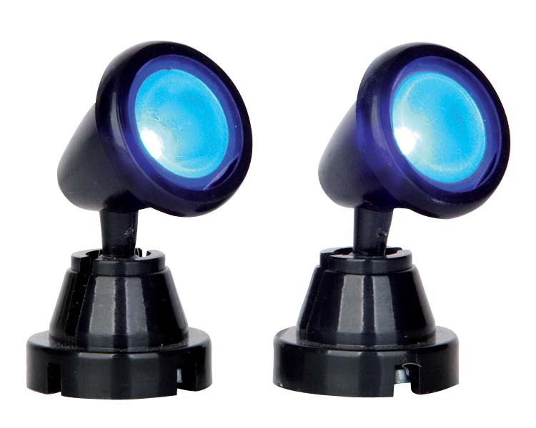 Round Spot Light Blue Set Of 2 B/o 4.5v Art.-nr. 54945