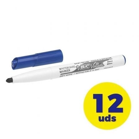 Bic Velleda 1741 Marker 12 Stück(e) Rundspitze Blau