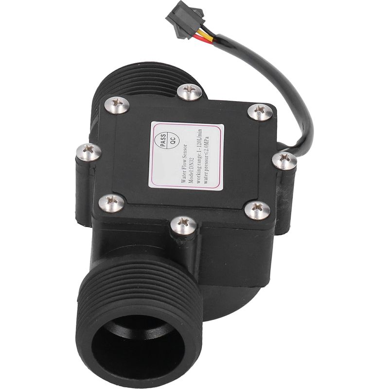 Industrieller Wasserdurchflussmesser Yf-dn32 G1,25 Zoll, Rohrleitungs-durchflussmesser, Dc 3–24 V Hall-sensor, Korrosions- Und Verschleißfest, Für Warmwasserbereiter Und Trinkbrunnen