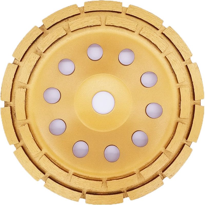 Diamantschleifscheibe 180 X 22,2 Mm – Turbo-diamant-topfschleifscheibe Für Beton, Granit, Stein, Marmor, Mauerwerk, Ziegel, Putz Und Polierten Beton
