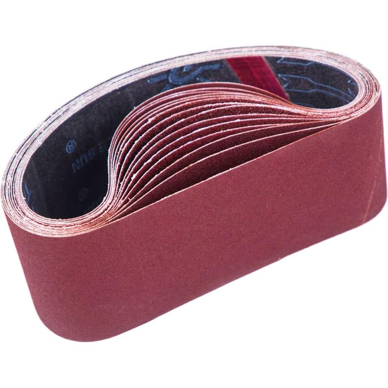 30-teiliges Schleifbandset, 75 X 533 Mm Gewebeschleifband, Körnung 40/60/80/120/180/240, Aluminiumoxid-schleifpapier, Elektrische Schleifbänder Für Bosch-bandschleifer