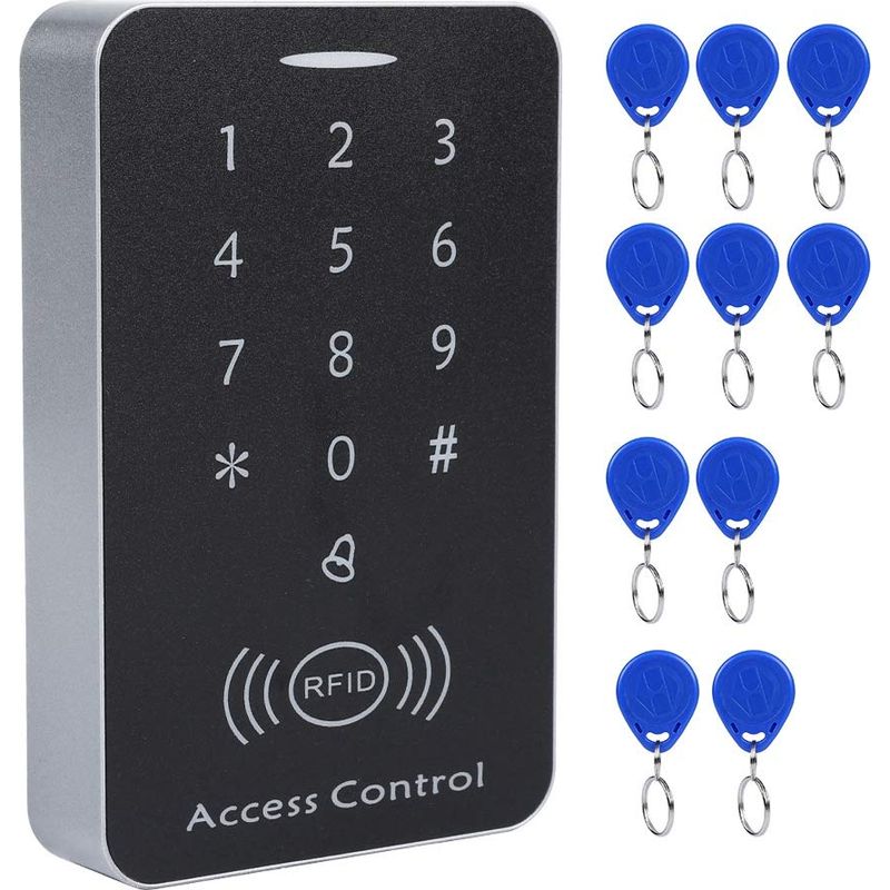 Türschloss, Eigenständiger Rfid-zutrittskontrollkartenleser Mit Numerischer Tastatur Und 0 Karten Für Haus/wohnung/büro Usw.