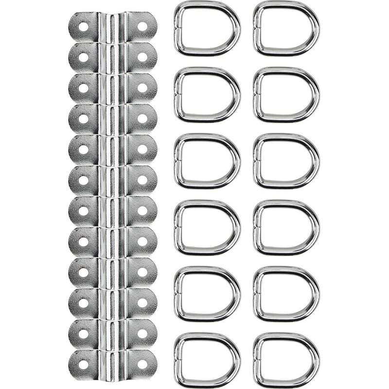 Zurrhaken Für Autoanhänger, D-ring, Sichere Zurrbefestigung, Abschleppankerhaken Für Lkw, Wohnmobile, Transporter, Atvs, Suvs, Boote