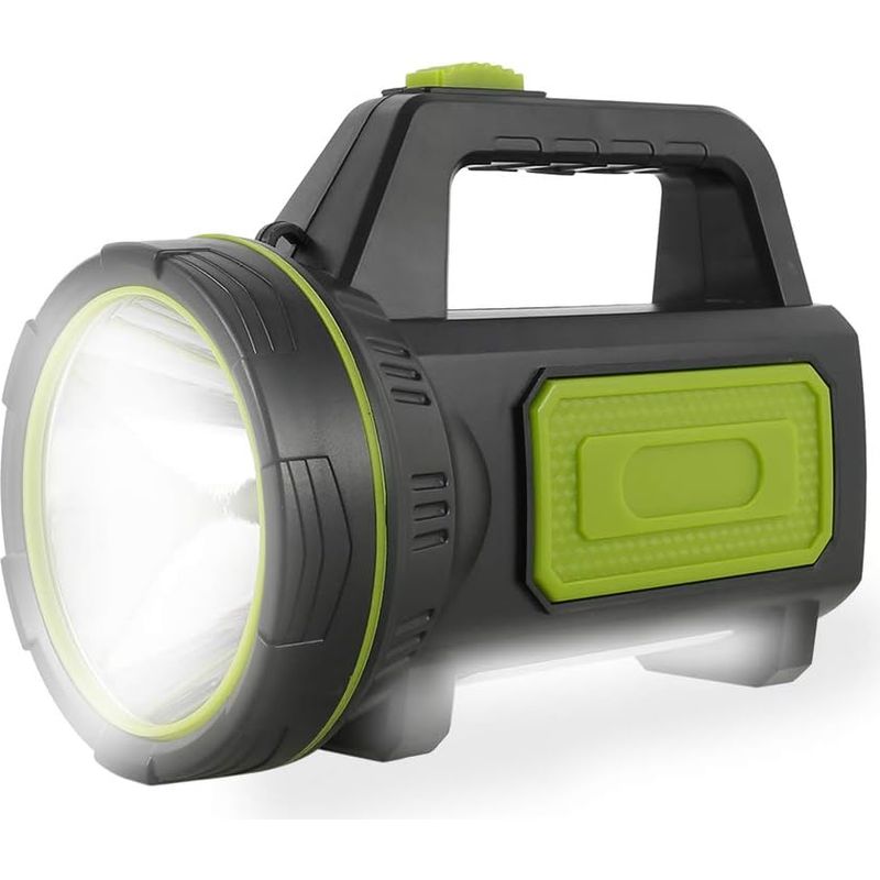 Wiederaufladbare Led-taschenlampe, 135.000 Lumen – Ip65-seitenbeleuchtung – 30 Stunden Akkulaufzeit – Für Notfälle Und Camping Im Regen